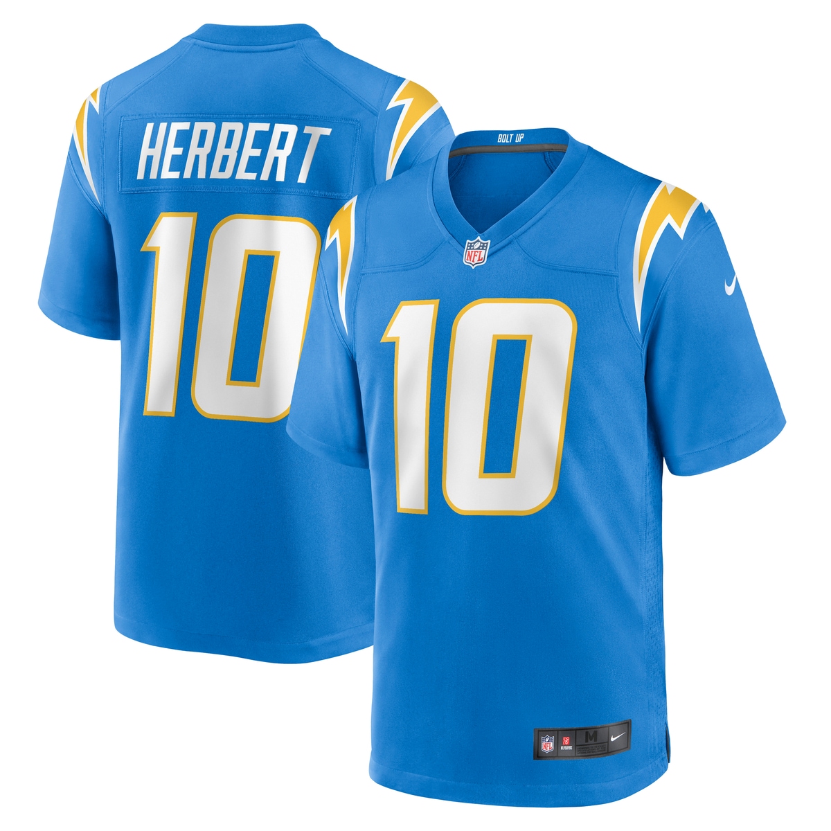Nike Footballtrikot "Nike Trikot Los Angeles Chargers NFL Home Jersey Herbert 10"