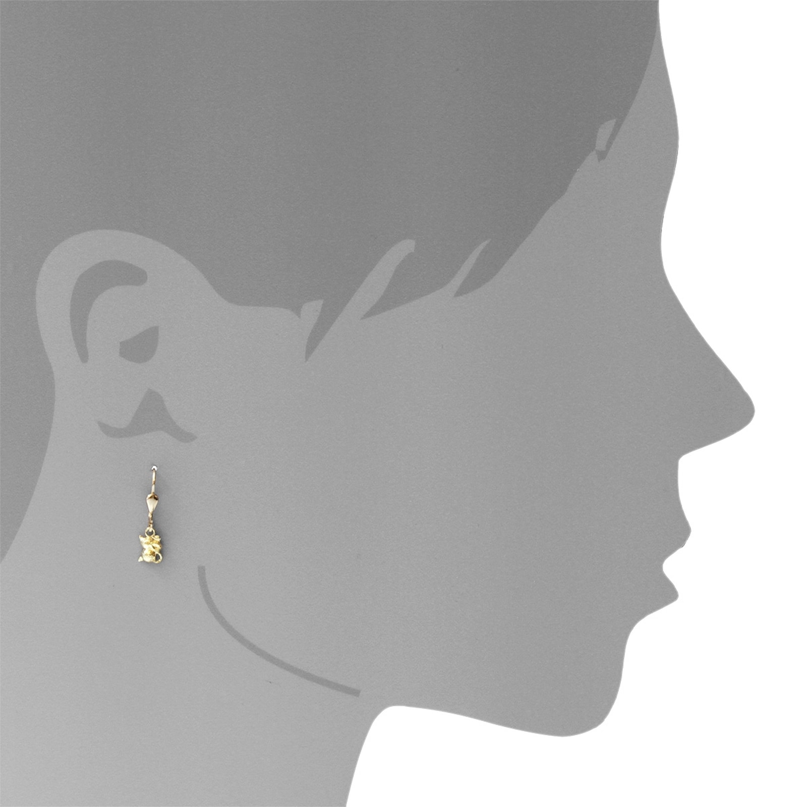 OSTSEE-SCHMUCK Paar Ohrhänger »Ostsee-Schmuck Ohrhänger Mäuschen Ohrhänger Mäuschen«, (2 tlg.)