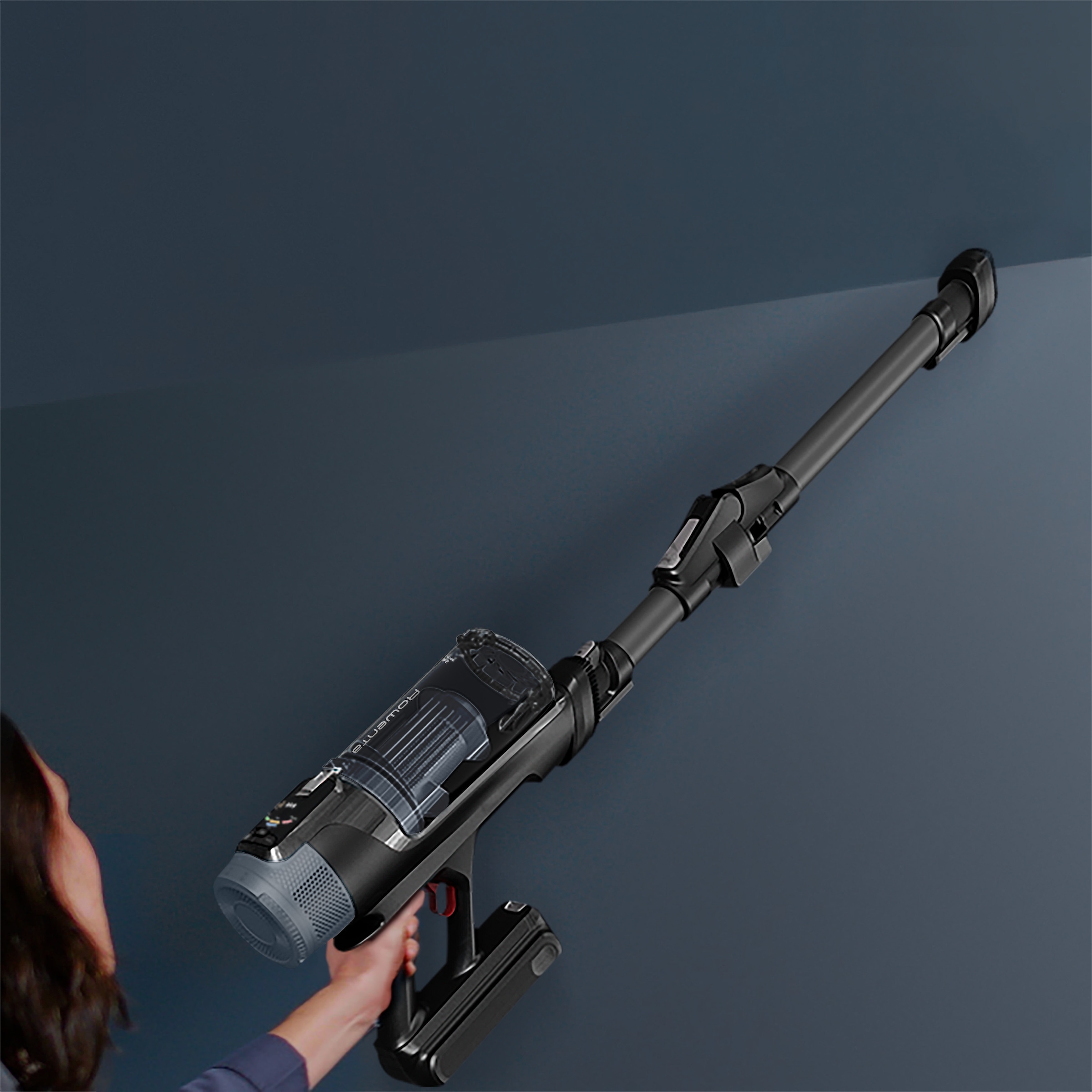 Rowenta Akku-Hand-und Stielstaubsauger »X-Force Flex 14.80 RH9B36«, 240 AW, Smart Control Display, 90 Min. Autonomie, Flex-Technologie