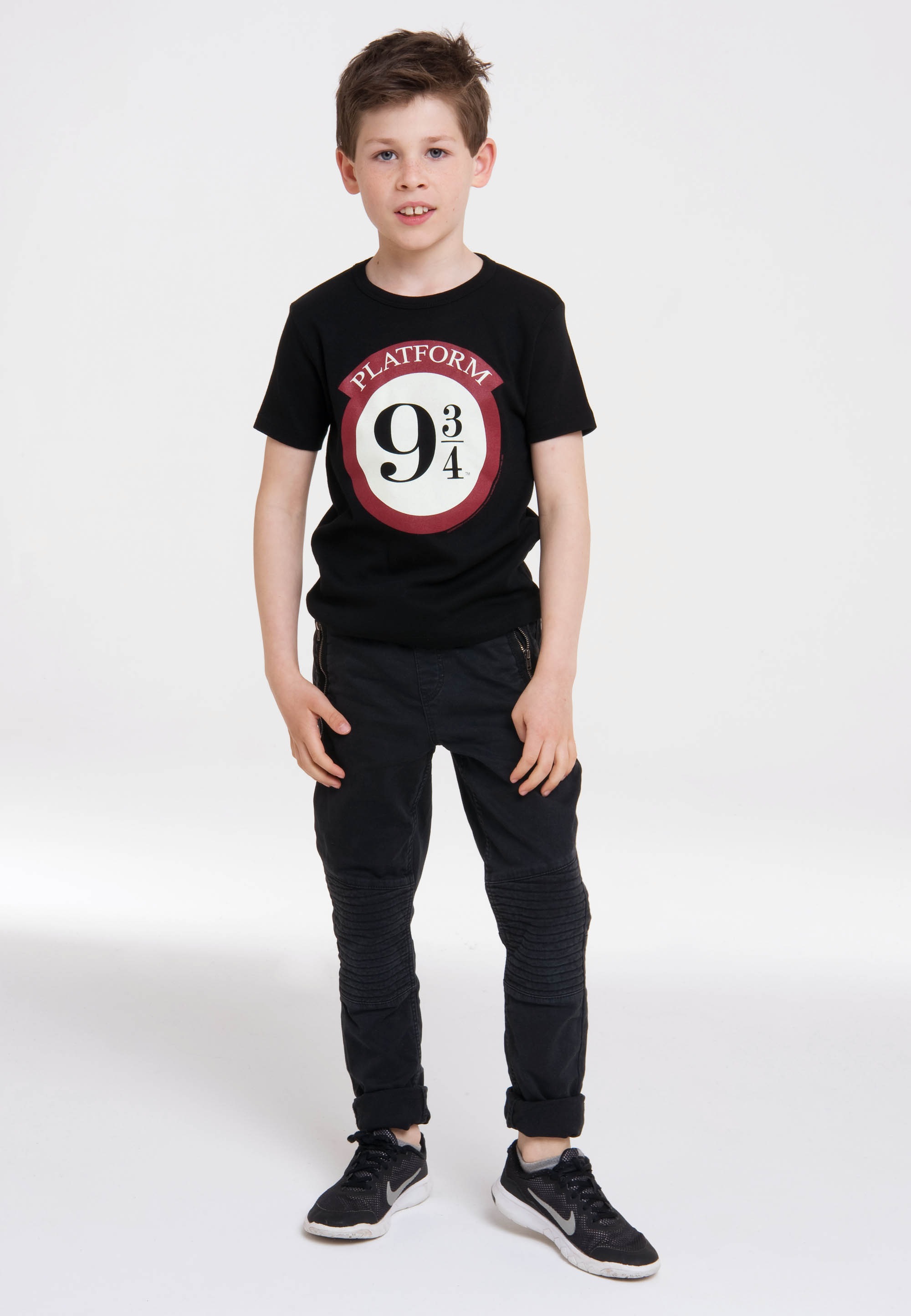 LOGOSHIRT T-Shirt »Harry Potter - Platform 9 3/4«, mit lizenziertem Originaldesign