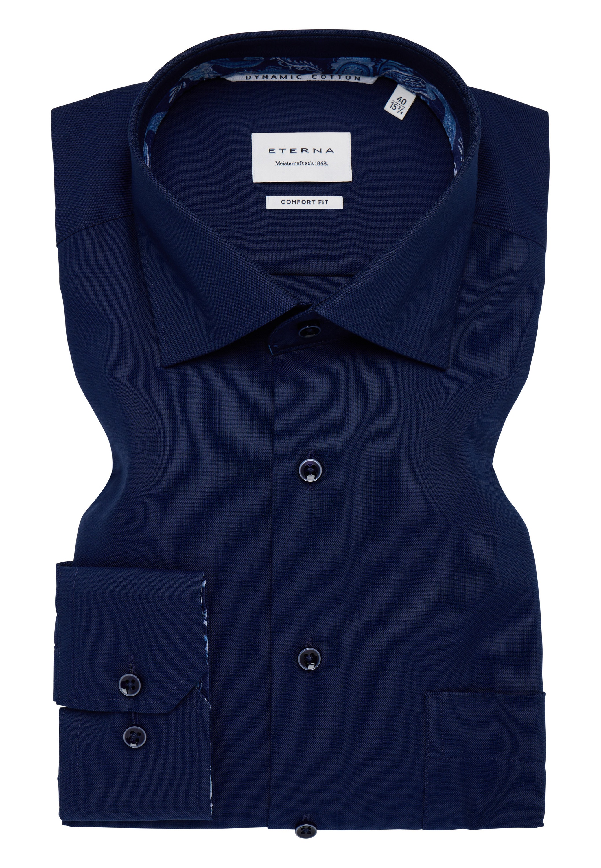 Eterna Langarmhemd »COMFORT FIT«, NON IRON (bügelfrei)