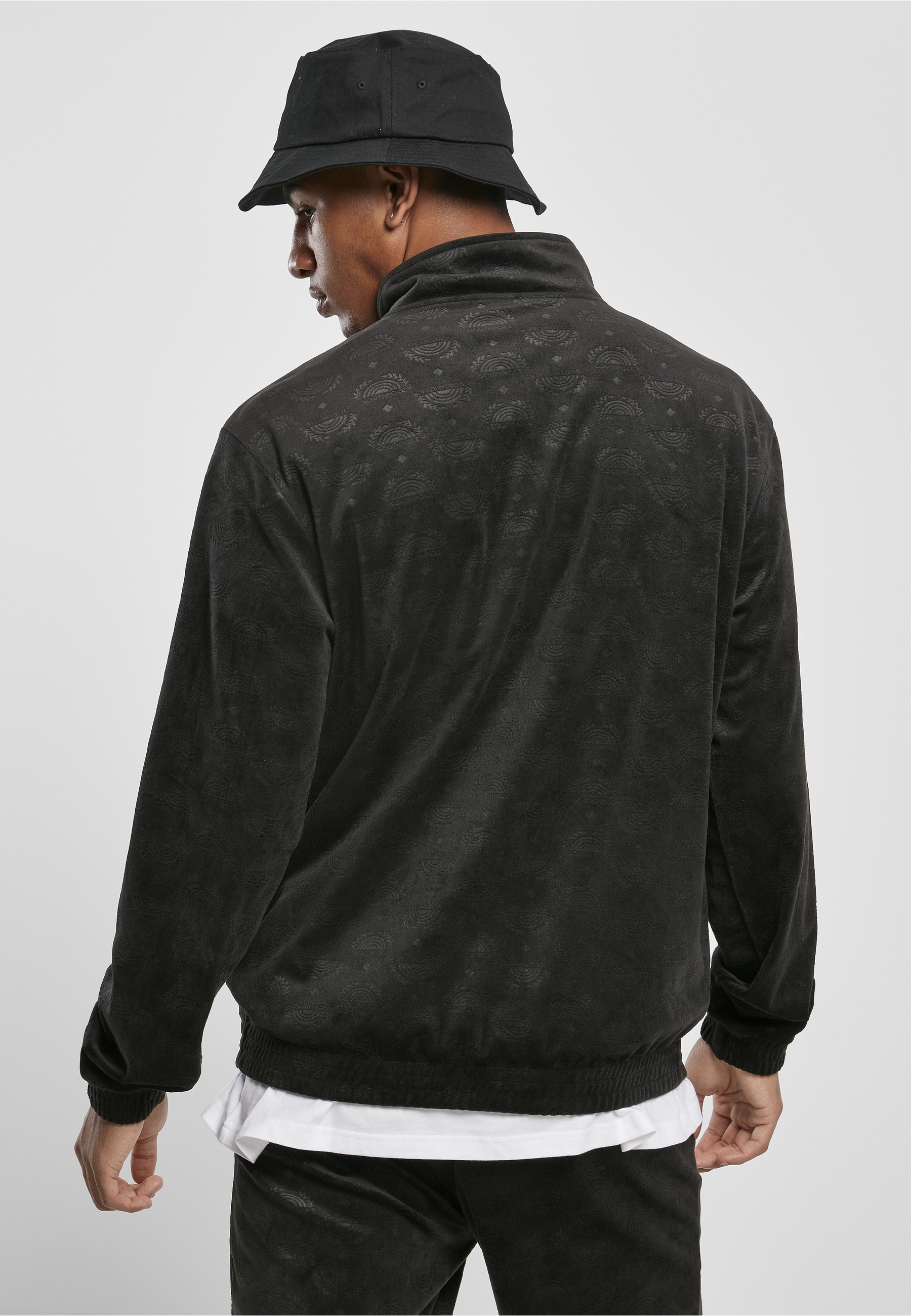 Southpole Langmantel »Southpole Herren Southpole AOP Velour Jacket«