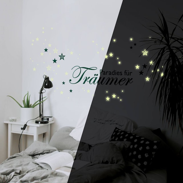 Wall-Art Wandtattoo »Wandtattoo Paradies Leuchtsterne«, (1 St.) kaufen |  BAUR