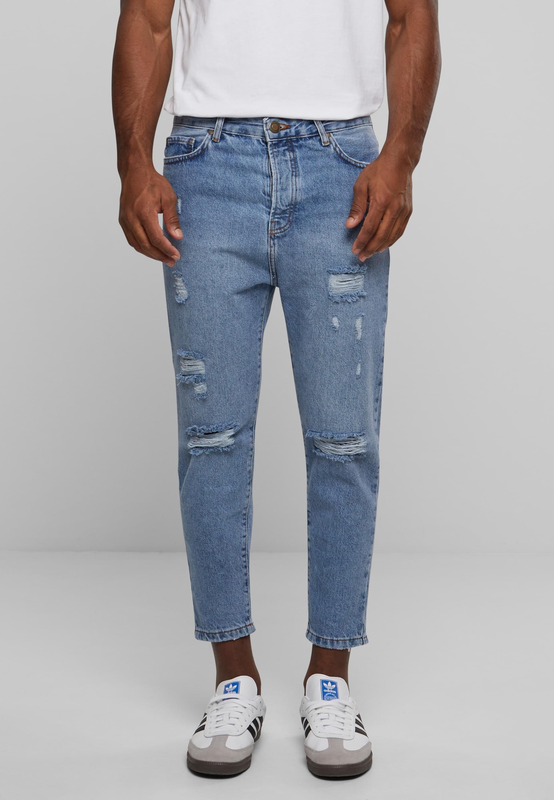 2Y Studios Bequeme Jeans »2Y Studios Herren 2Y Destroyed Relax Denim«, (1 tlg.)