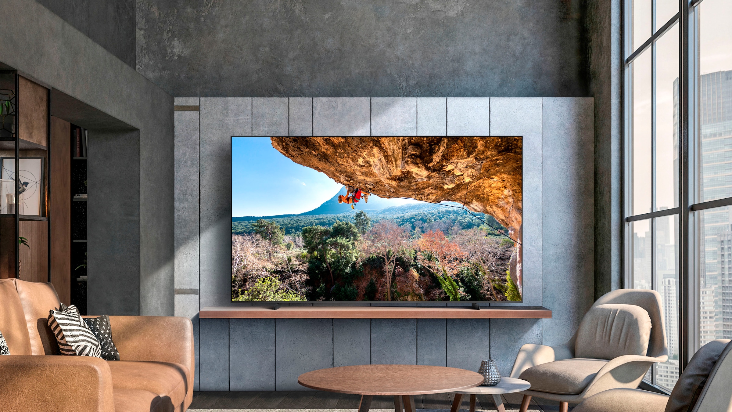 Samsung LED-Fernseher »GU98DU9079U« 249 cm/98 Smart-TV Crystal UHD, Q-Symphony, Dolby Surround Sound, Triple Tuner, Smart-Hub