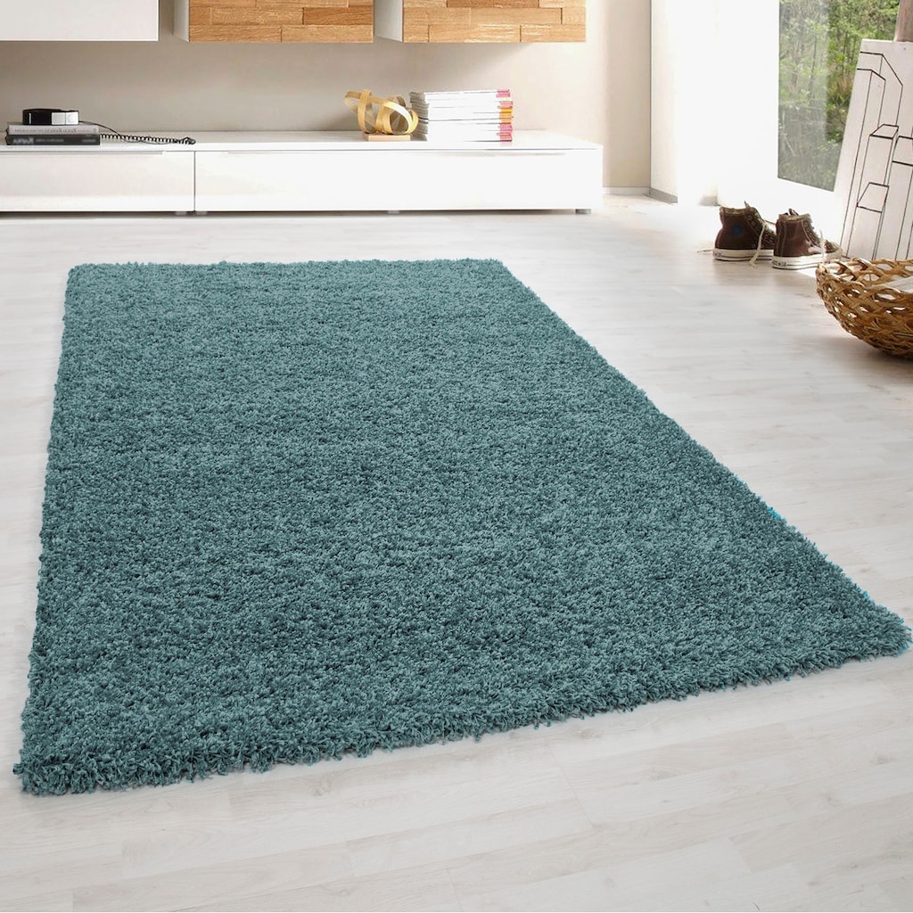 Bruno Banani Hochflor-Teppich »Shaggy Soft«, rechteckig