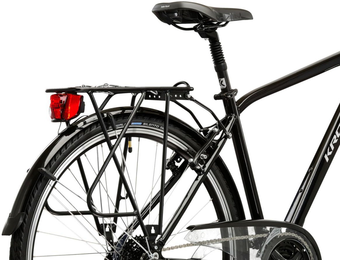 Kross Trekkingrad »Herren-Trekkingrad 28" Berg TR 5.0 Schwarz 24 Gänge« 24 Gang Shimano ACERA M3020 Schaltwerk Kettenschaltung