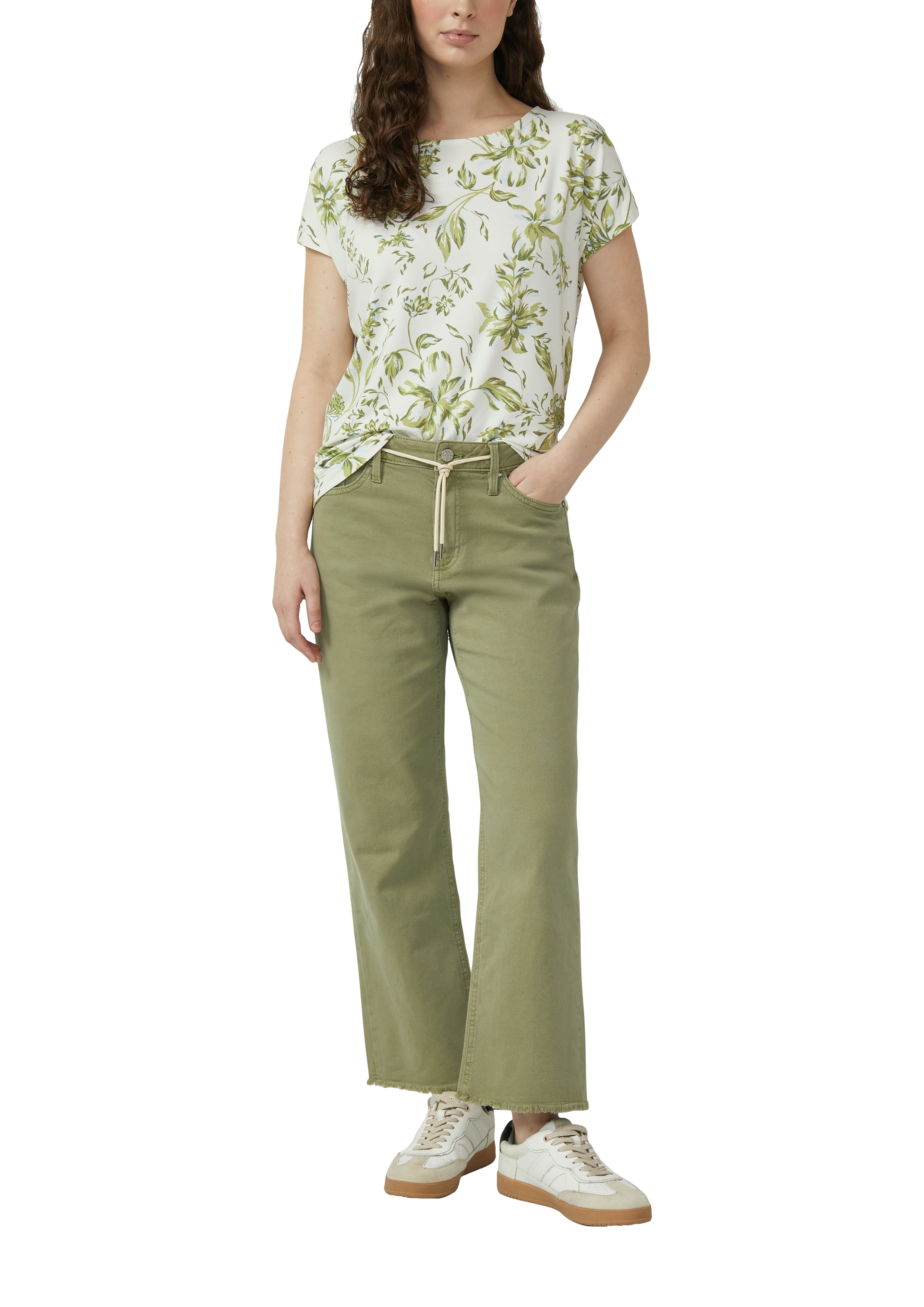 s.Oliver Blusenshirt Sommershirt mit floralem Muster