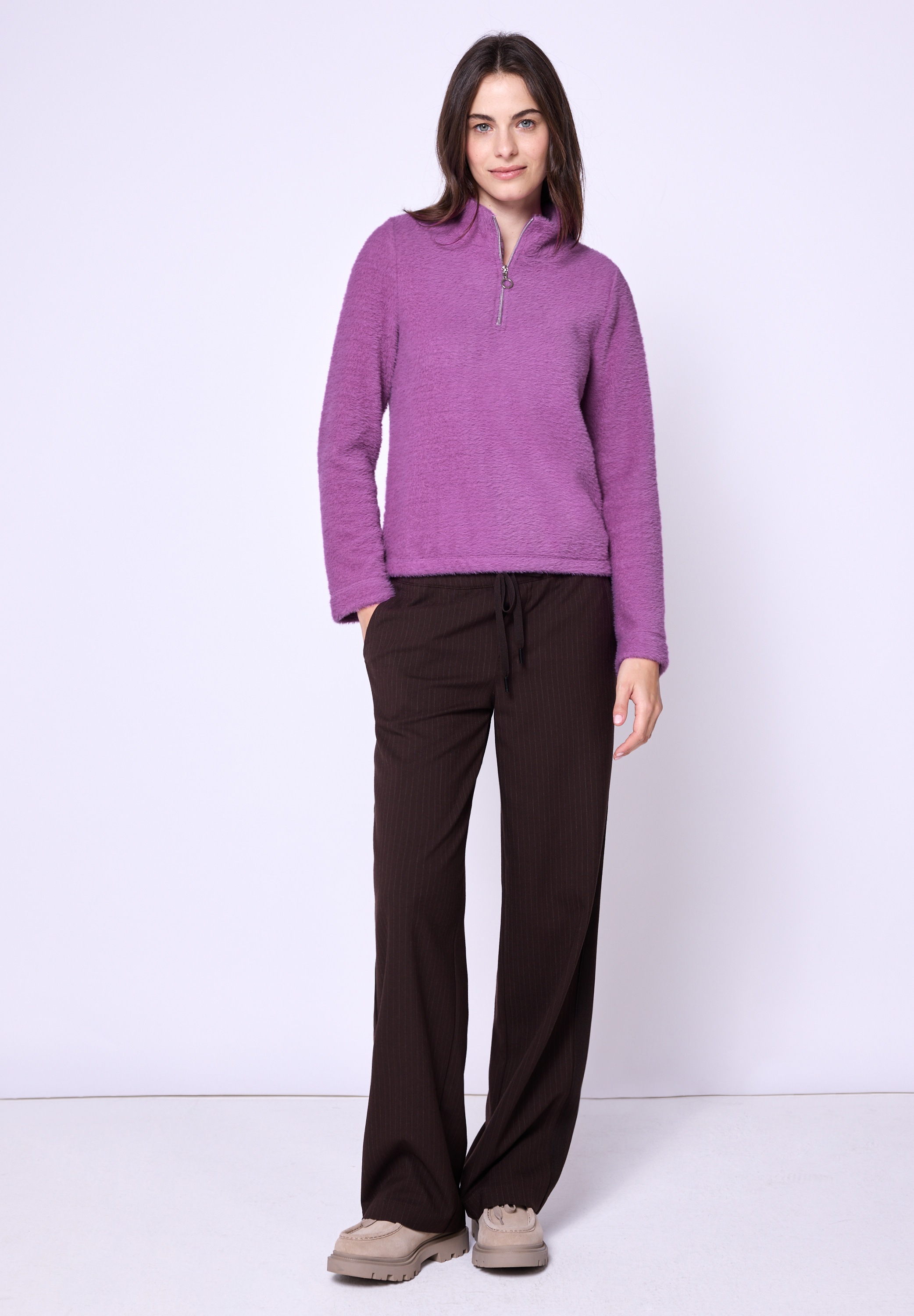 STREET ONE STUDIO Langarmshirt mit Turtleneck