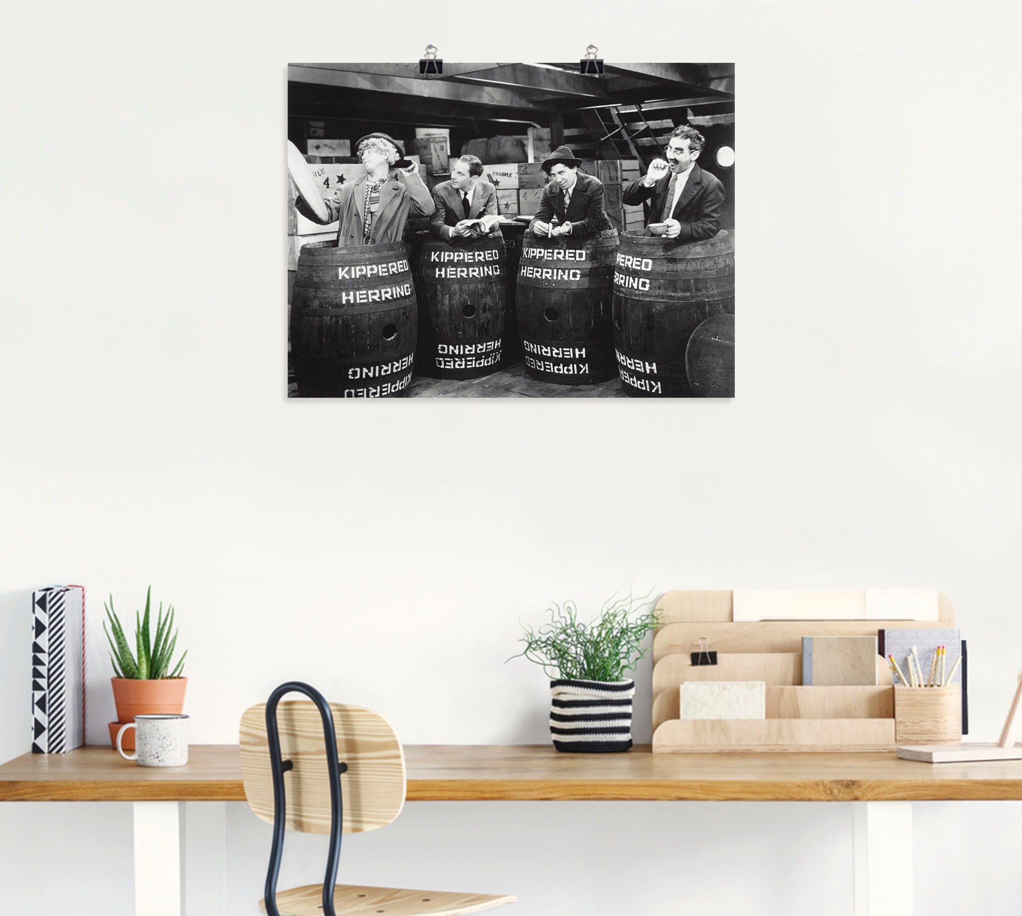 Artland Wandbild »Die Marx Brothers auf See, 1931«, Stars, (1 St.), als Alubild, Leinwandbild, Wandaufkleber oder Poster in versch. Größen