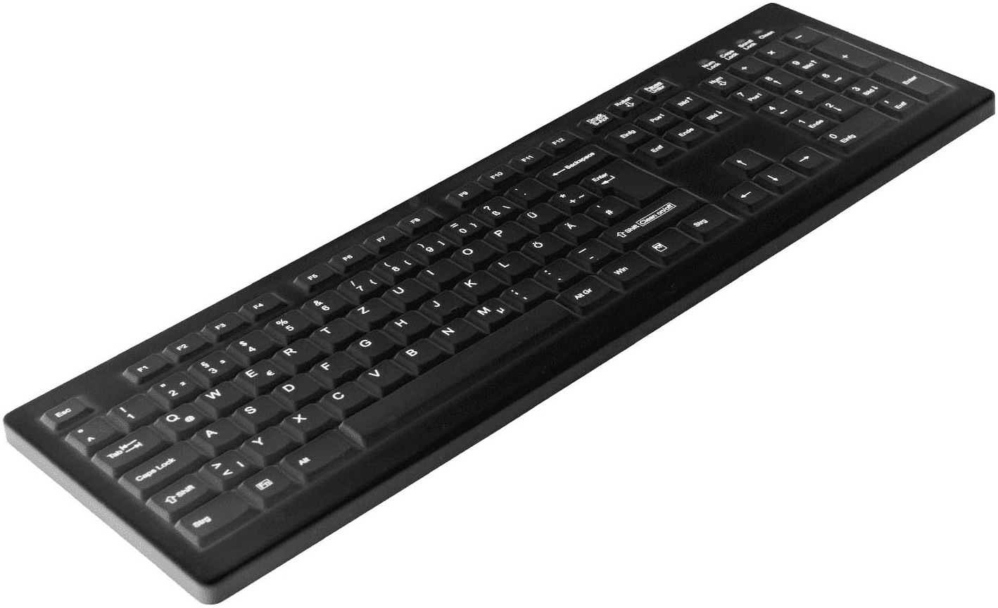 Cherry Tastatur »AK-C8100«, (Fn-Tasten-USB-Anschluss-Windows-Sperrtaste-Ziffernblock)