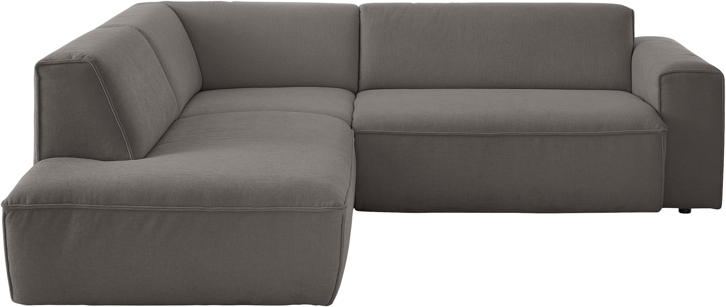Die PlanBar Ecksofa "MP-IN24083" SoftSitz-Kaltschaumpolsterung, wahlweise mit motorischer Vorziehbank
