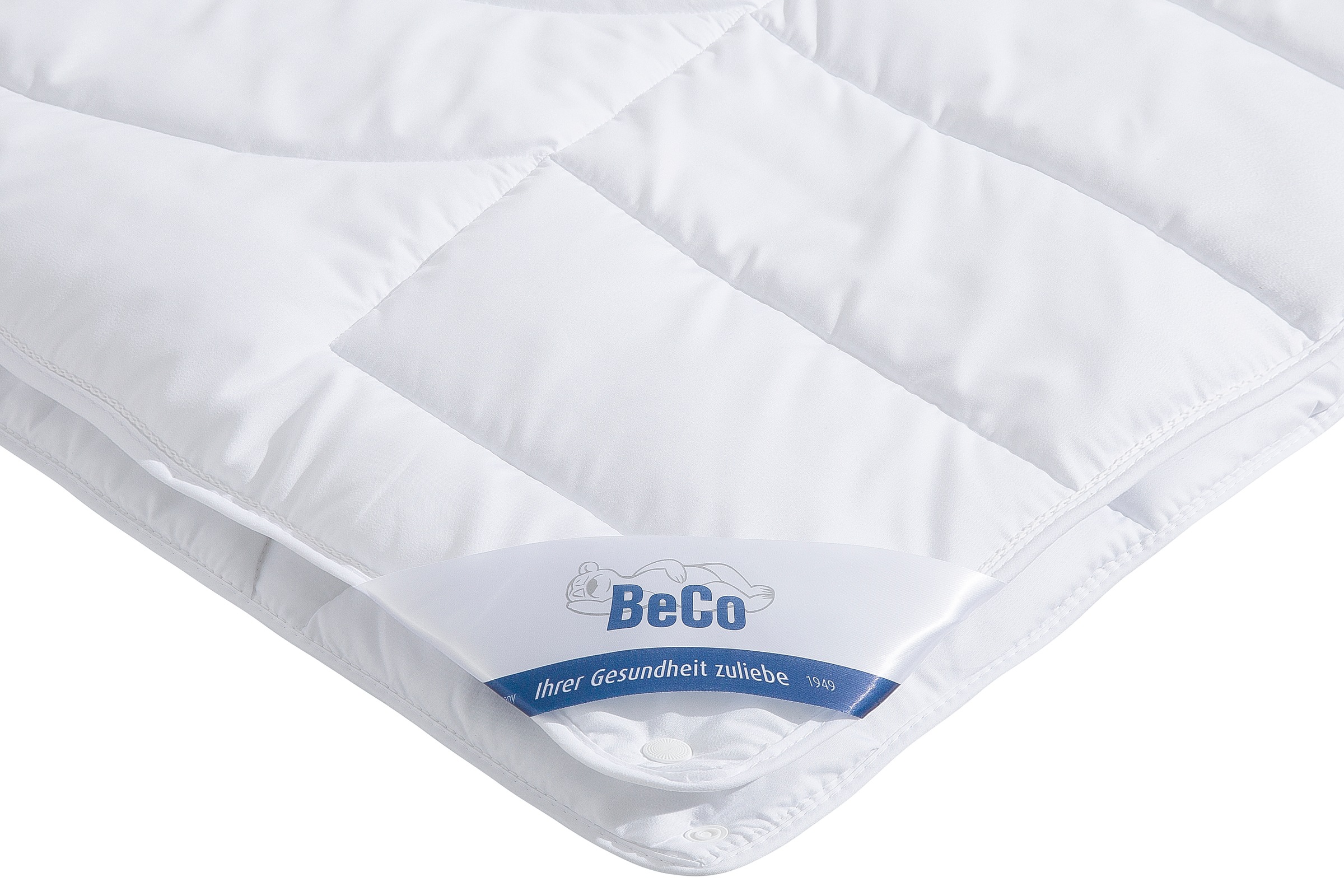 Beco Microfaserbettdecke »Medibett, Bettdecken für Sommer und Winter, zwei Bezugsvarianten«, 4-Jahreszeiten, Füllung 100% Polyester, Bezug 100% Baumwolle, (1 St.), Bettdecke 135x200 cm, allergiker geeignet (Hausstauballergiker)