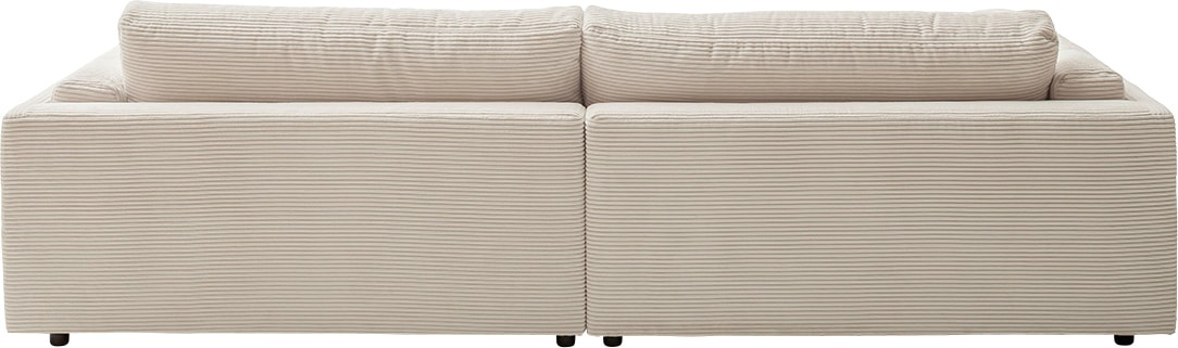 3C Candy Big-Sofa »Karalis mit extra großer Sitztiefe, elegantes Mega Sofa zum Relaxen,«, auch in Cord- oder Leder-Bezug, lose Kissen, loungige Bequemlichkeit
