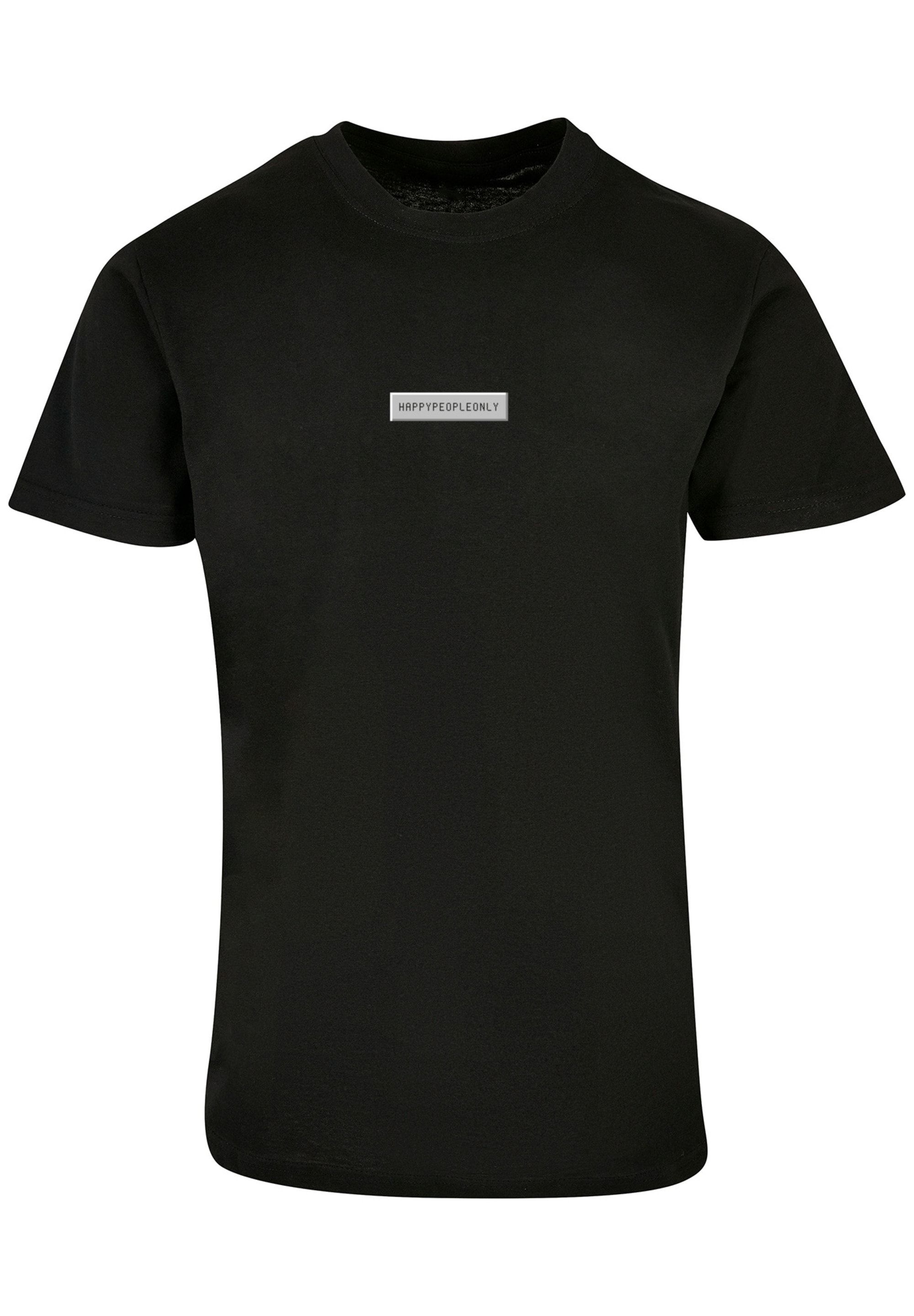 F4NT4STIC T-Shirt »Happy People Only Good Vibes«, Print