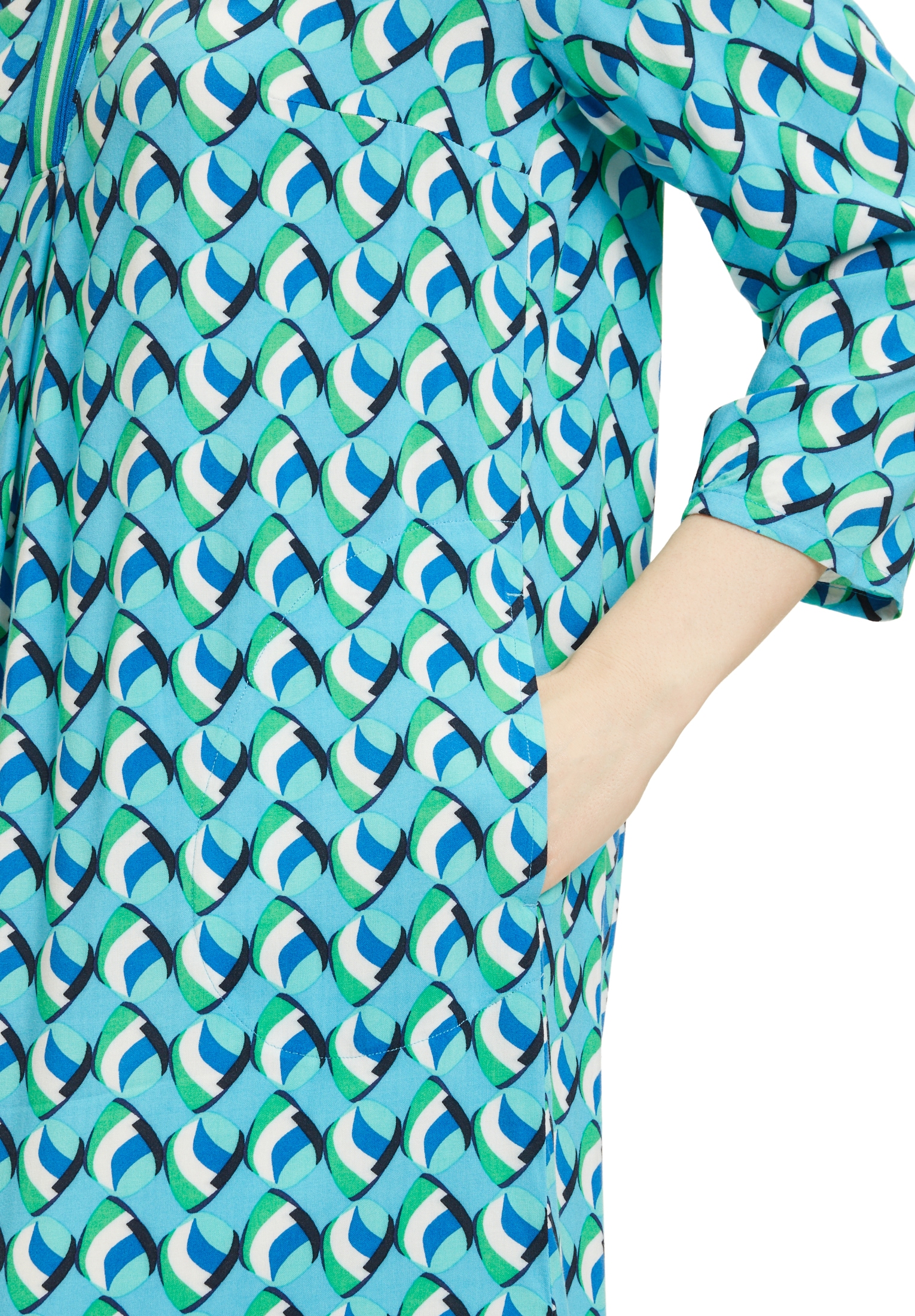 Betty Barclay Blusenkleid »Betty Barclay Damen Sommerkleid Blusenkleid mit Taschen«, Druck