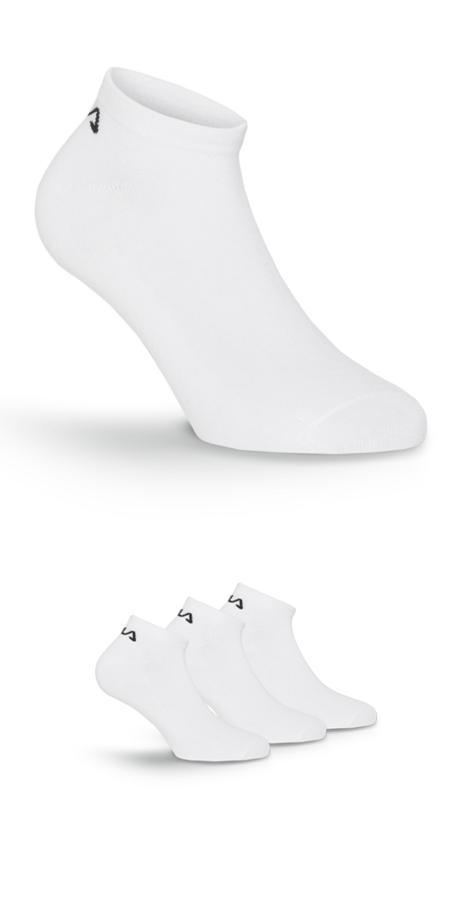 Fila Sneakersocken, (3er Pack), mit eingestricktem Logo an der Ferse