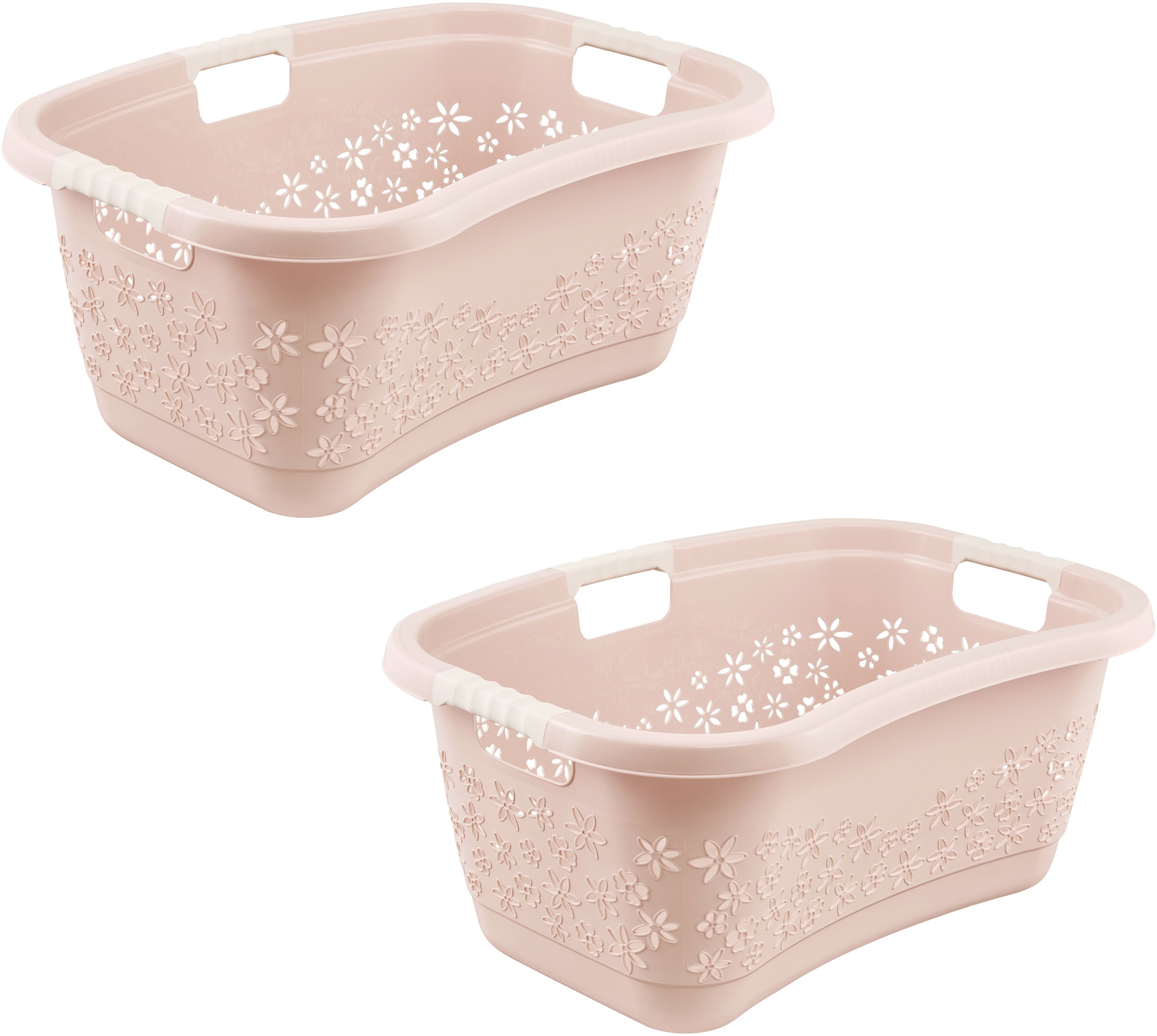 keeeper Wäschekorb "lasse, 2er Set, Korb mit Softgriffen, 65 x 45 x 28 cm, günstig online kaufen