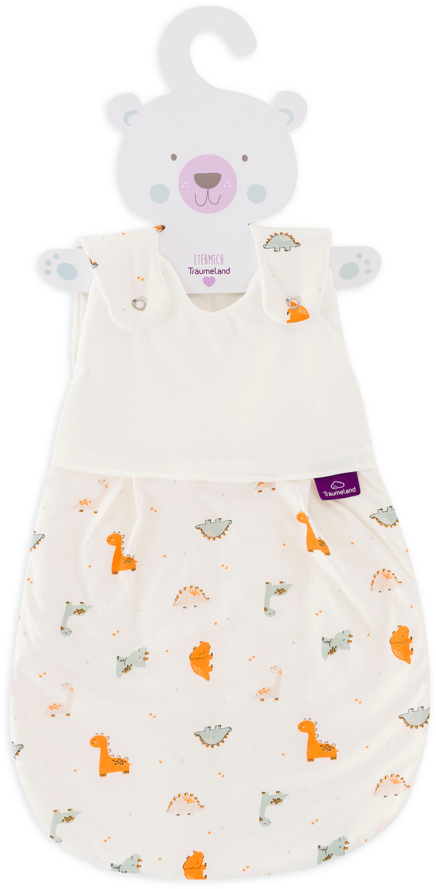 Träumeland Babyschlafsack "3tlg. Set LIEBMICH, Design Dinolino", (3 tlg.) günstig online kaufen
