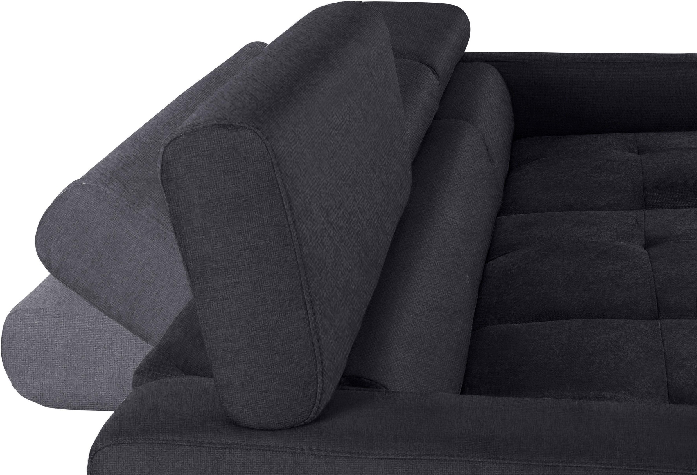 COTTA Ecksofa »Sammy L-Form« mit Kopfteilverstellung, wahlweise mit Bettfunktion & Bettkasten