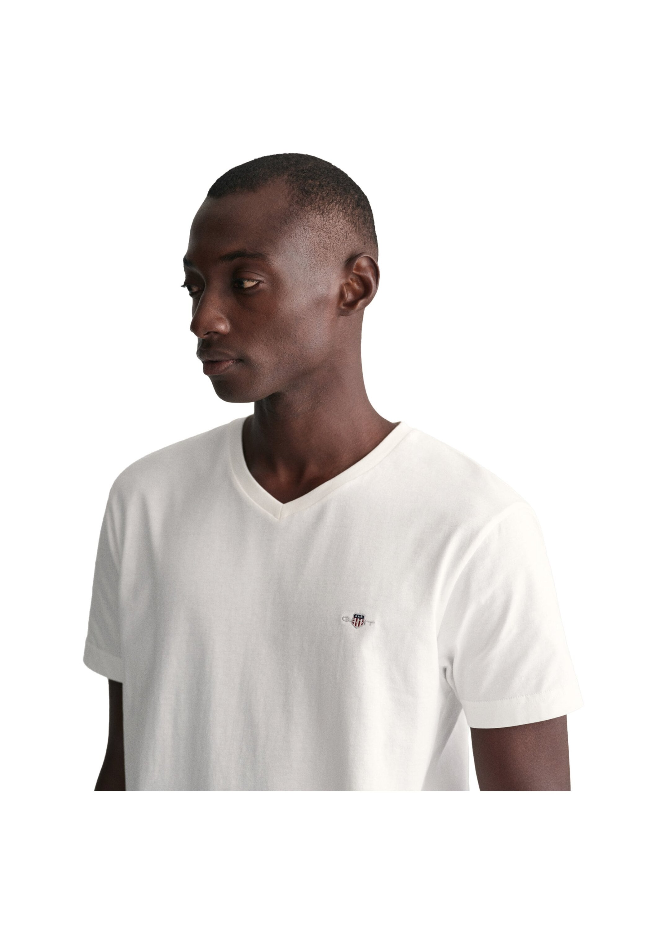 Gant T-Shirt »T-Shirt SLIM SHIELD V-NECK T-SHIRT 1er Pack«