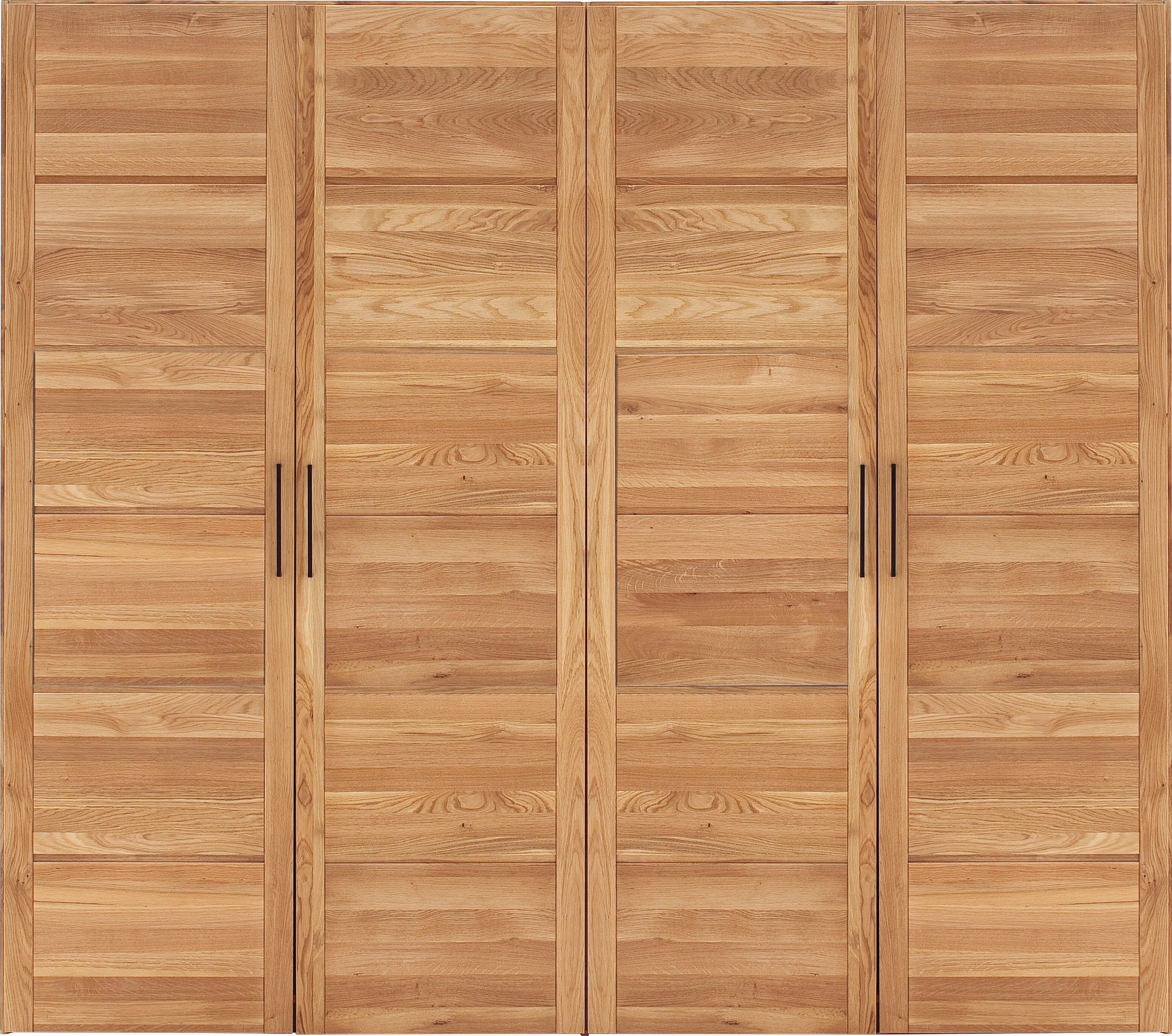 Home affaire Kleiderschrank "Chamara" aus massivem Eichenholz, in unterschiedlichen Breiten, Höhe 218 cm