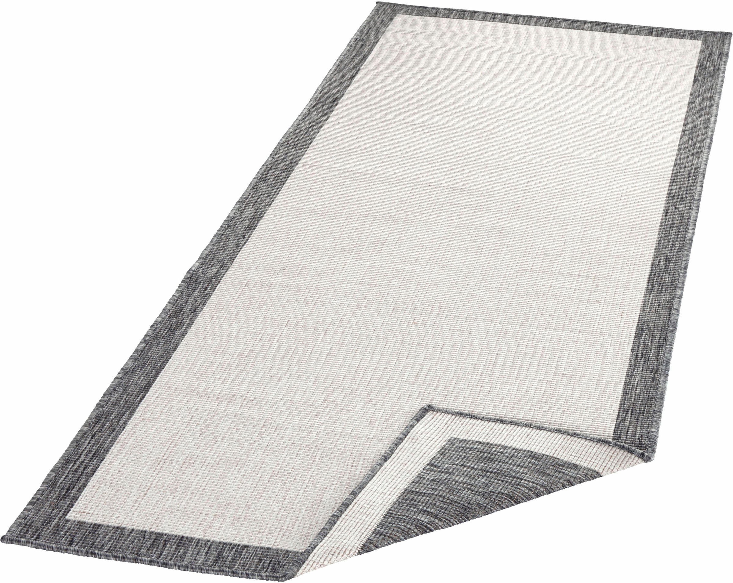 NORTHRUGS Teppich »Panama Wendeteppich«, rechteckig, 5 mm Höhe, In-& Outdoor, Wetterfest, Balkon, Läufer, Wohnzimmer, Wasserfest