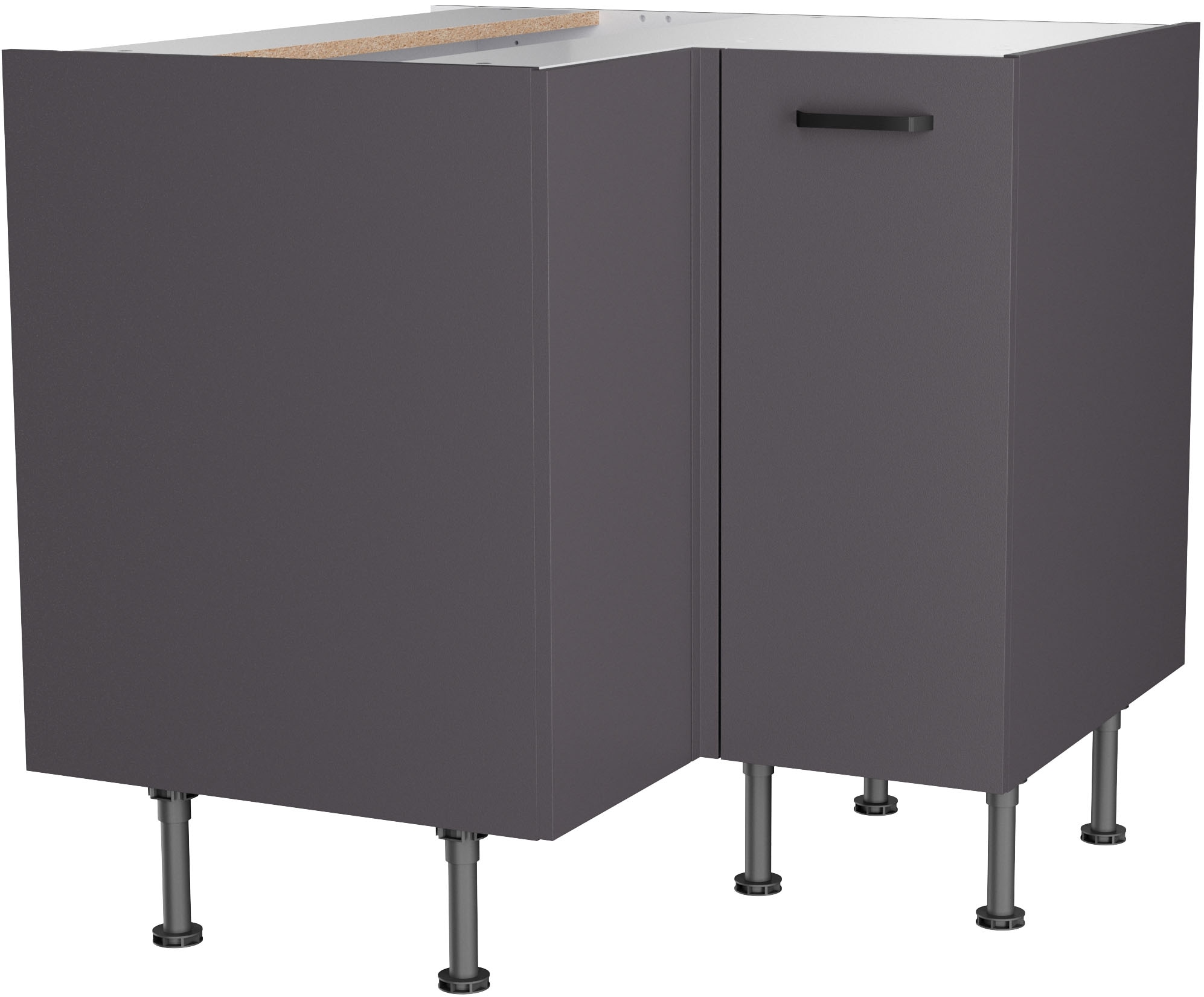 KOCHSTATION Unterschrank "KS-Paula" 90 x 90 cm breit, 87 cm hoch, mit 2 Tür günstig online kaufen