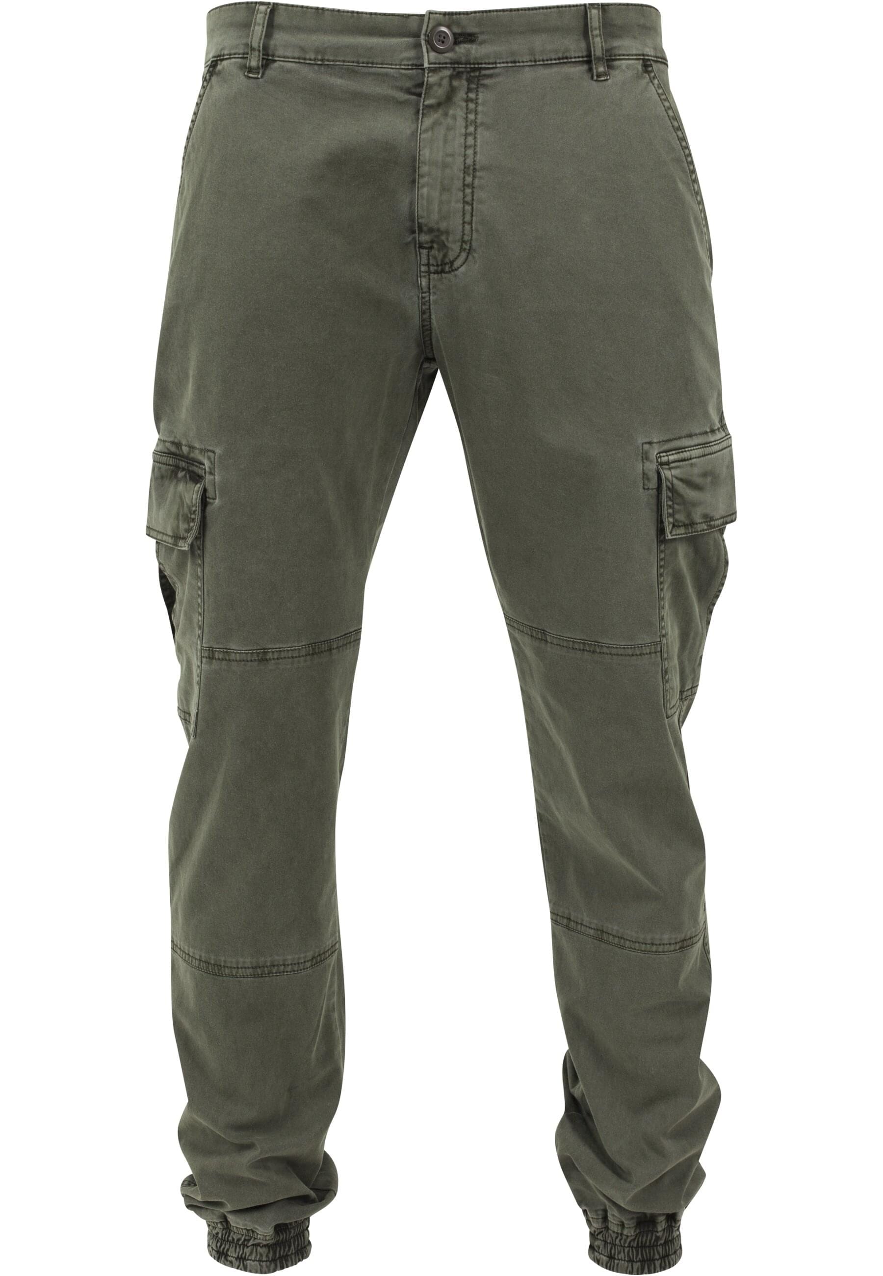 URBAN CLASSICS Cargohose »Urban Classics Herren Washed Cargo Twill Jogging Pants«, (1 tlg.)