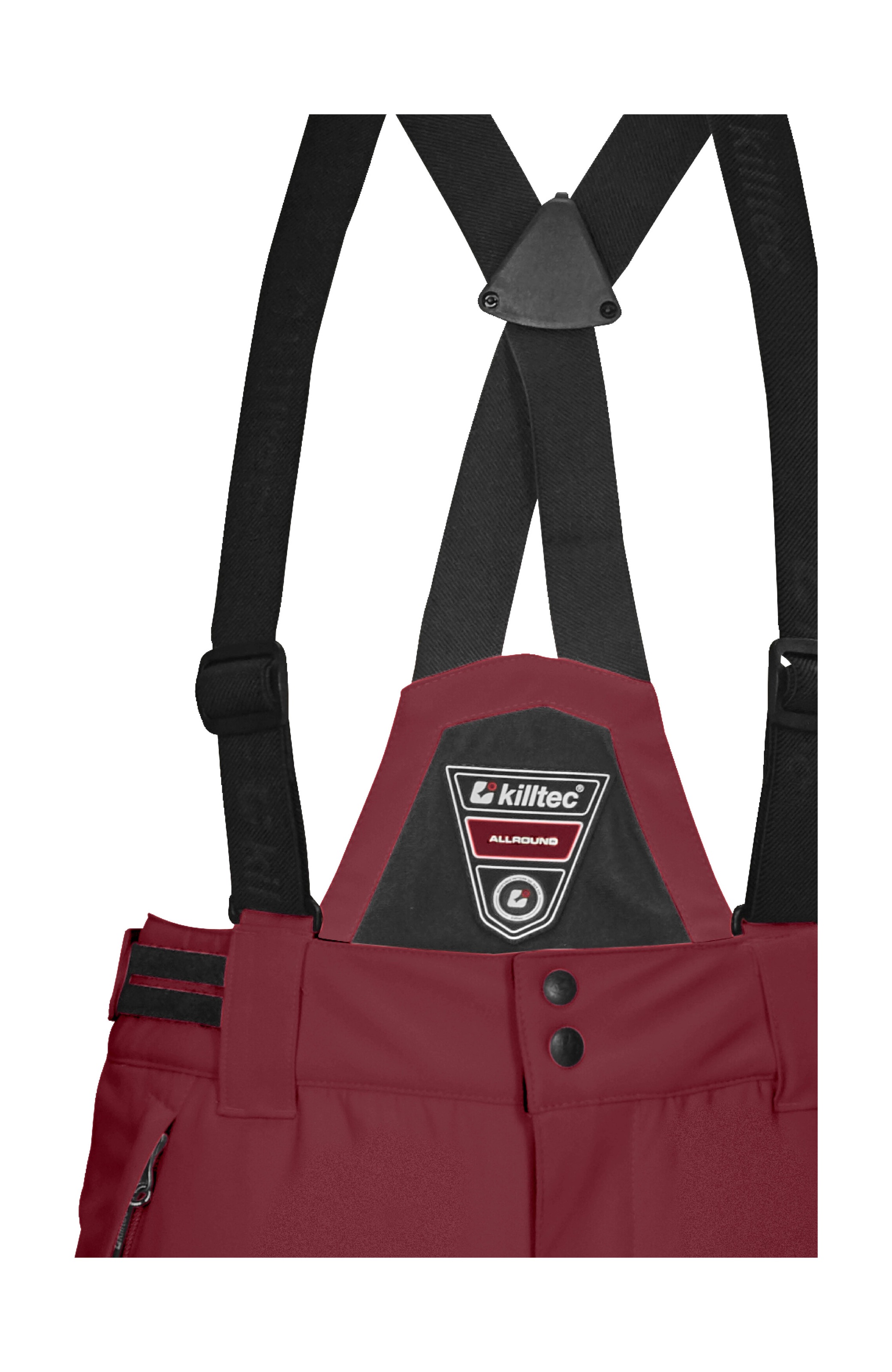 Killtec Skihose »KSW 77 GRLS SKI PNTS«, wasserdicht, atmungsaktiv, abnehmbarer Latz, verst. Seitenriegel