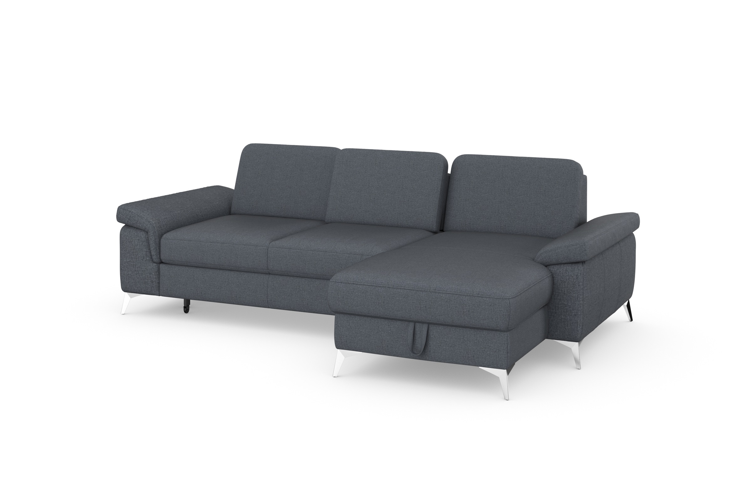 sit&more Ecksofa »Padua L-Form«, inklusive Sitztiefenverstellung, Armteilfunktion und Federkern