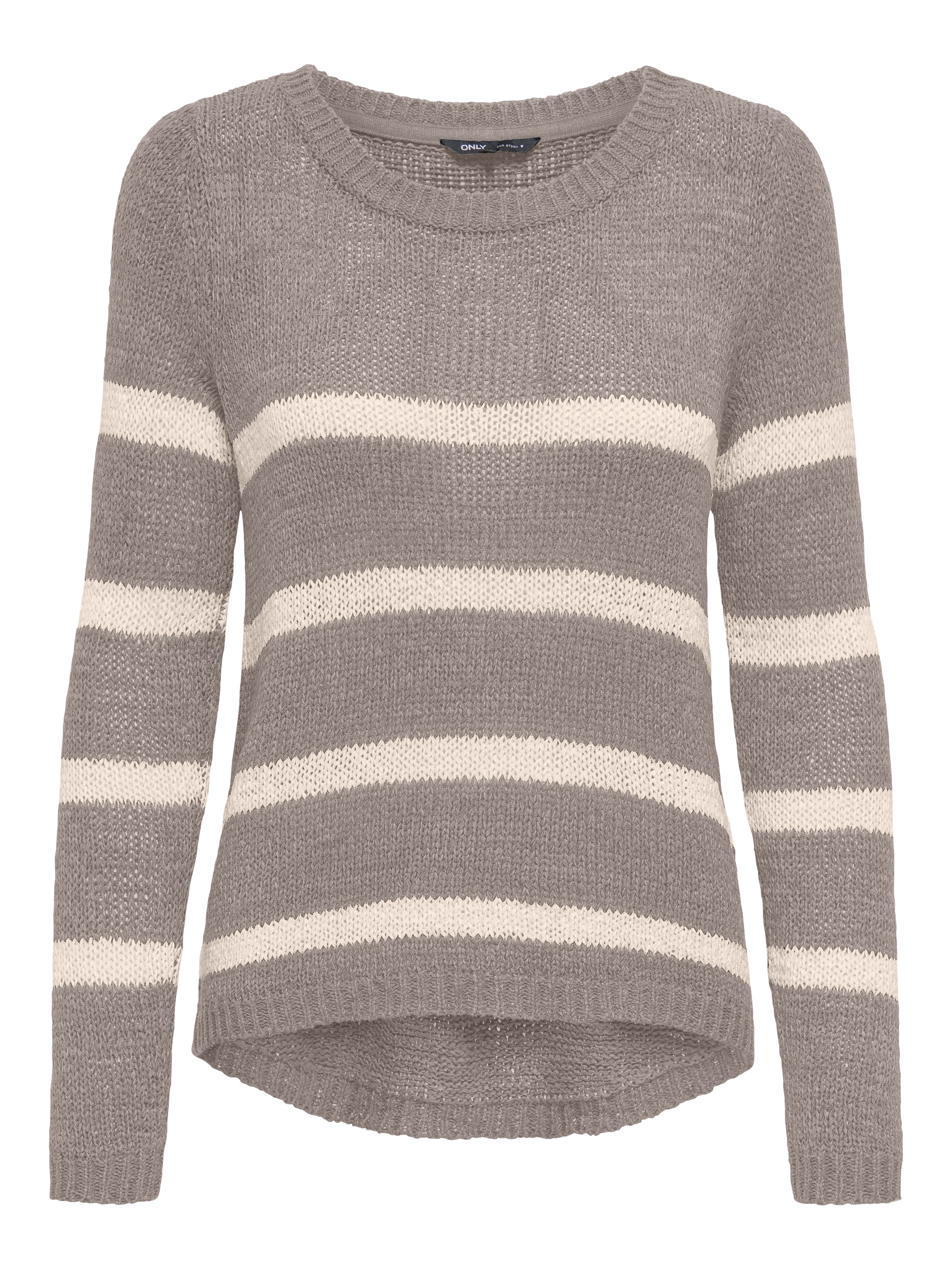 ONLY Strickpullover "ONLGEENA XO L/S PULLOVER KNT NOOS" mit Rundhalsausschn günstig online kaufen