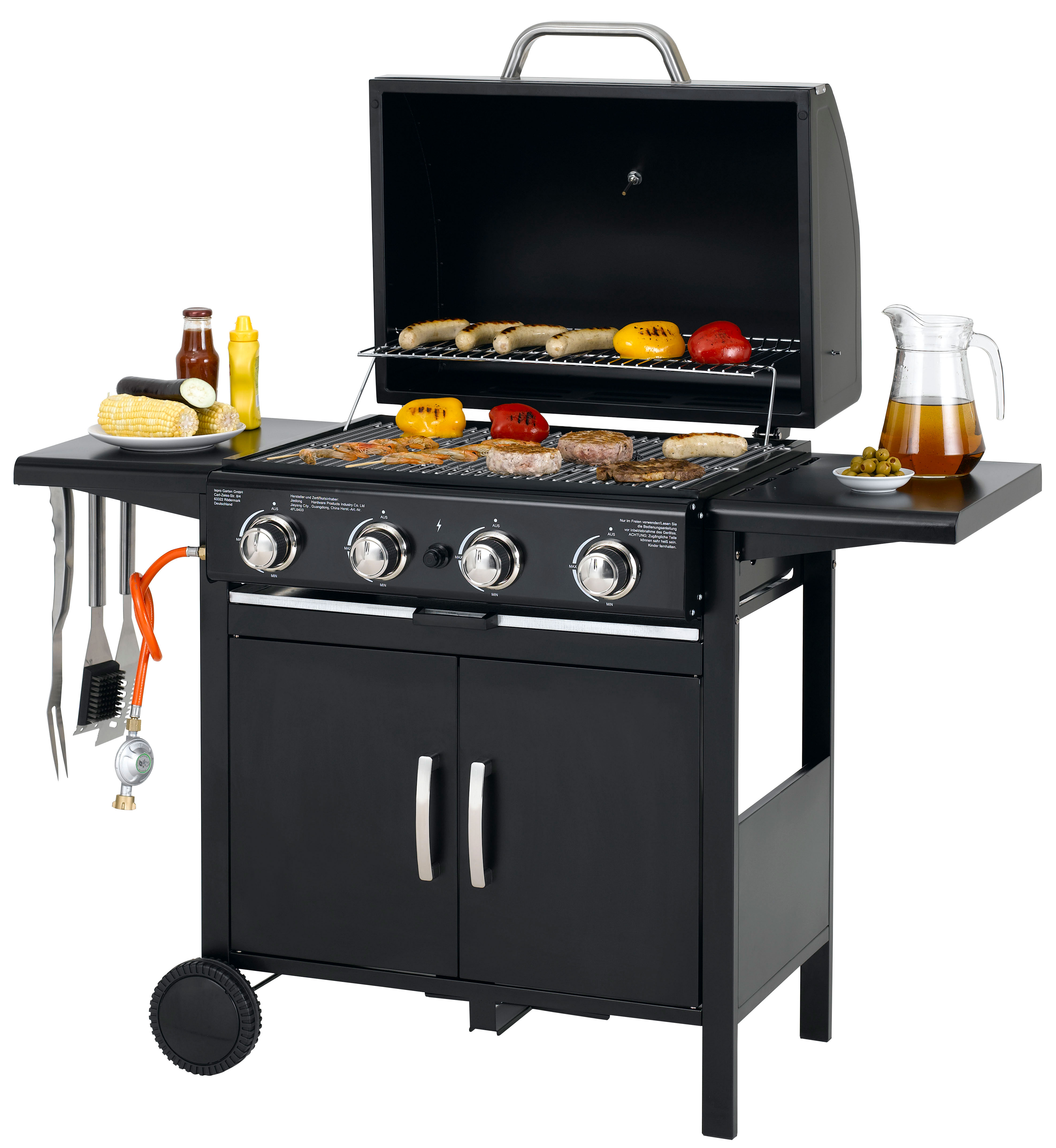 Thumbnail - Tepro Gasgrill "Mayfield 4", mit 4 Edelstahl-Brennern, Grillfläche: ca. 58x44 cm