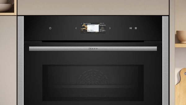 NEFF Backofen mit Mikrowelle N 90 "C24MS31N0" mit EasyClean AirFry-Funktion günstig online kaufen