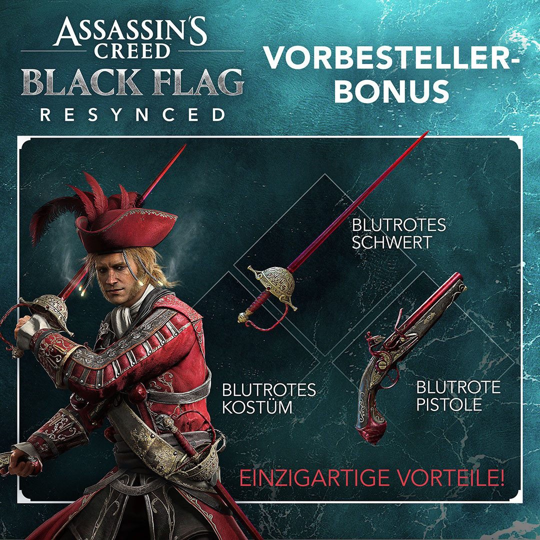 PlayStation 5 Konsolen-Set »PS5 Disk Edition (Slim) inkl.Assassin’s Creed Black Flag Resynced« 1.000 TB