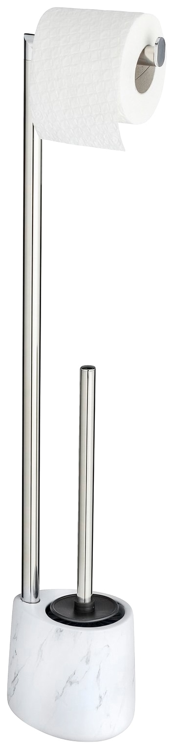 WENKO WC-Garnitur "Adrada" 1 Stk. aus Edelstahl  Keramik Keramik günstig online kaufen