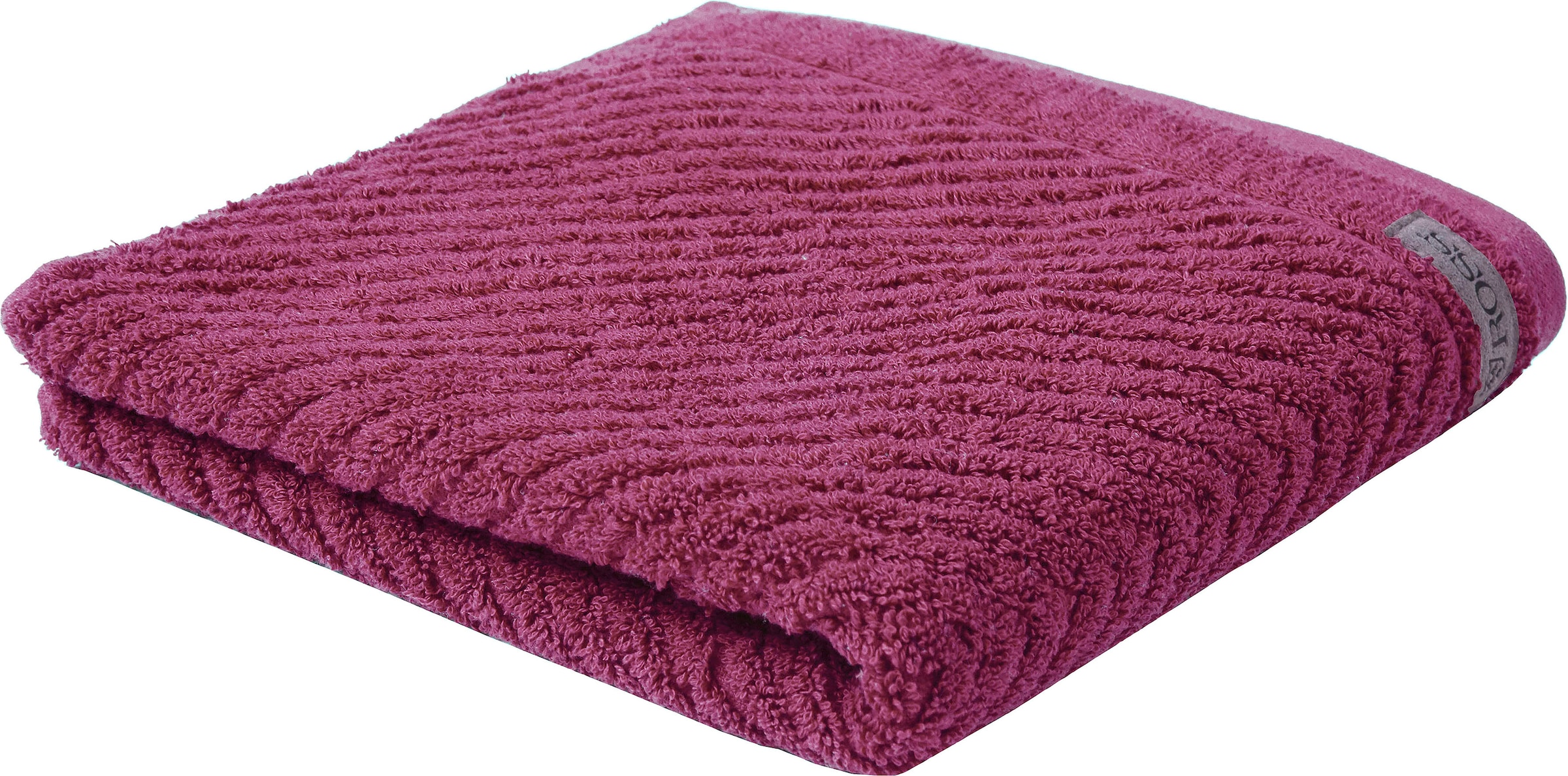 Handtuch ROSS, B:50cm L:100cm, lila, Frottier, Obermaterial: 100% Baumwolle, Handtücher, "Smart", Uni-Rippe mit Velourslabel