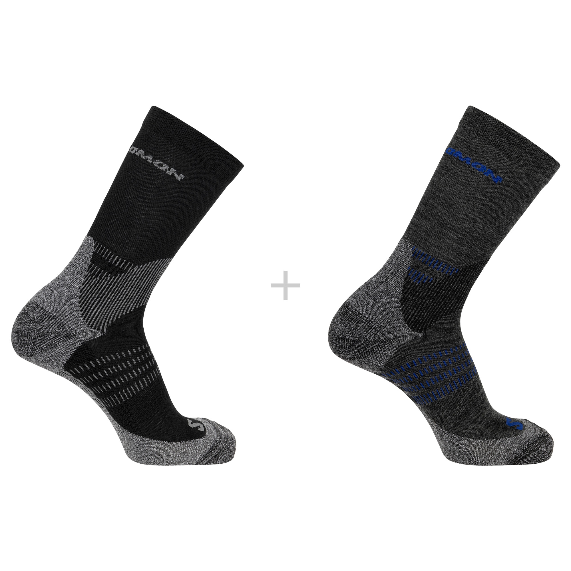 Salomon Sportsocken "X ULTRA ACCESS CREW 2-PACK" im 2er-Pack, für sportliche Aktivitäten, in den Größen S bis XL