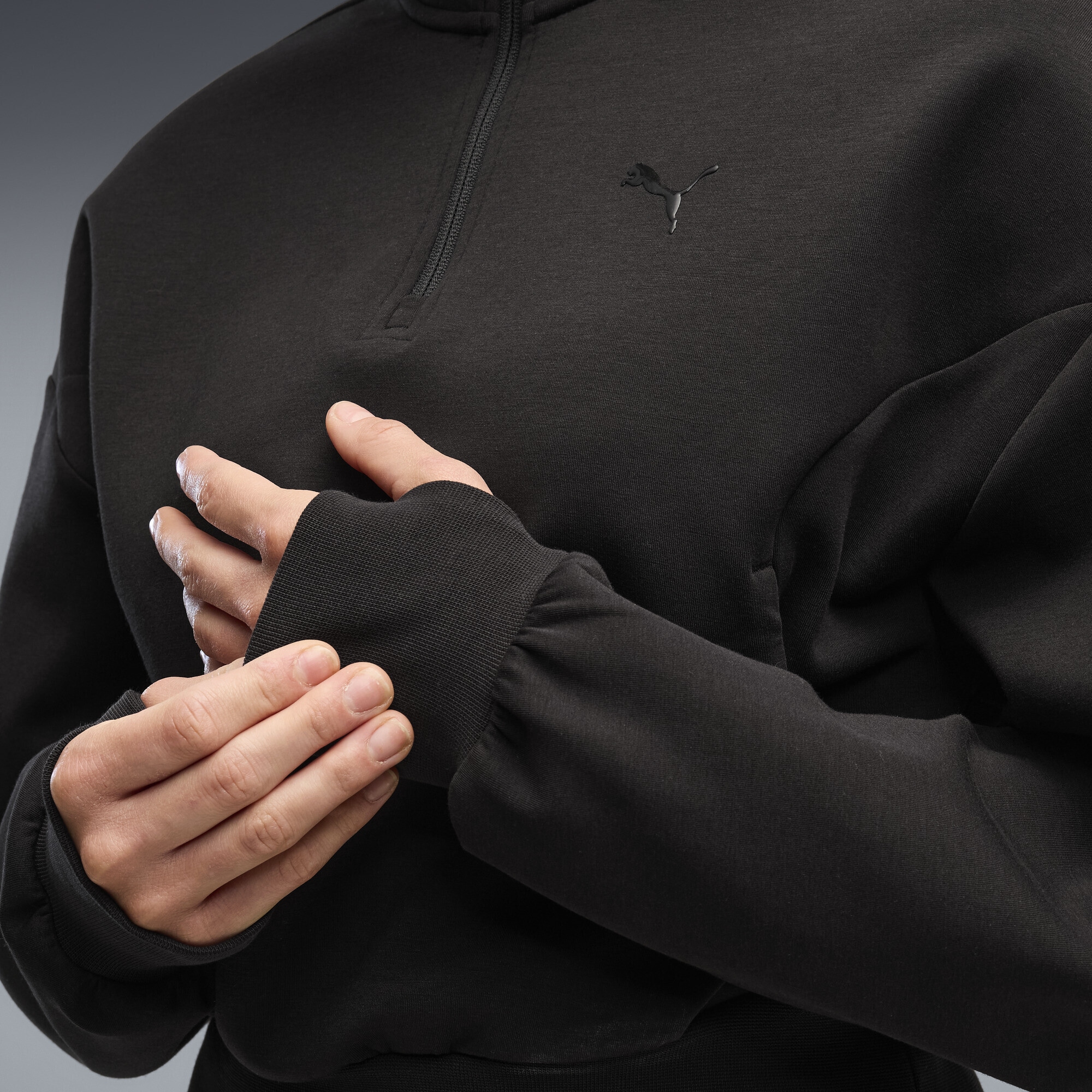 PUMA Sweatshirt »PUMATECH SENSE Crew Sweatshirt mit Reißverschluss bis zum Hals«
