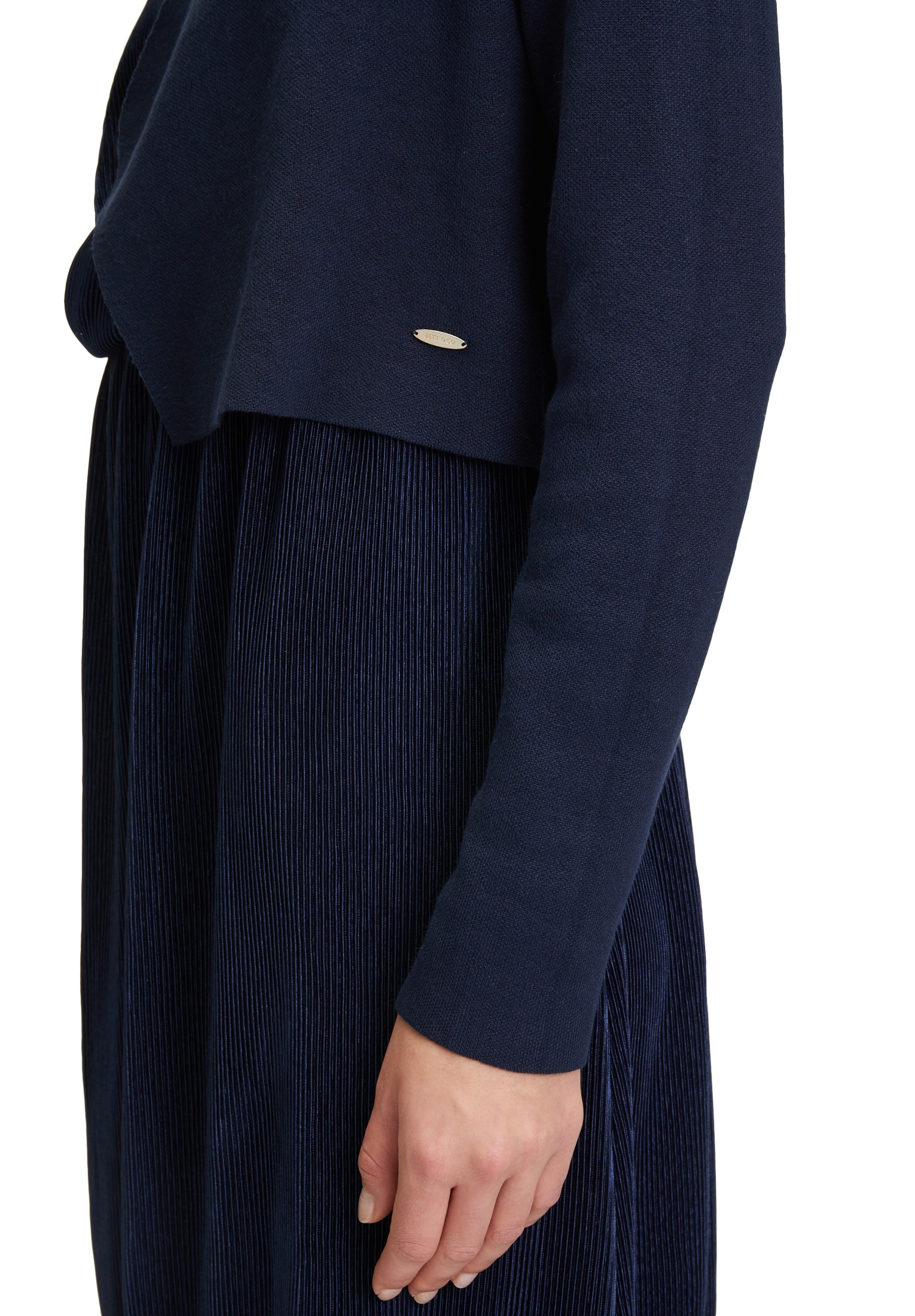 Betty&Co Strickjacke »Betty & Co Damen Feinstrickjacke ohne Verschluss«, Struktur