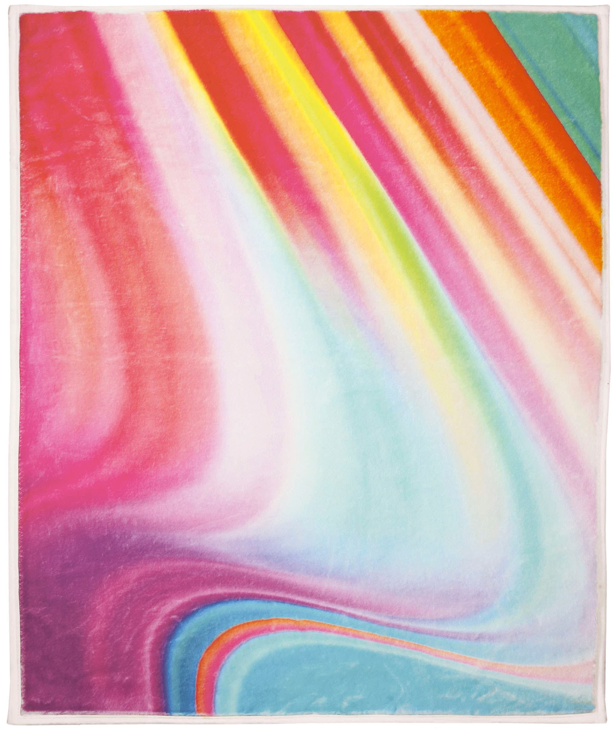 Kleine Wolke Badematte "Vibes, Badvorleger, Badezimmer Teppich" Höhe 5 mm rutschhemmend beschichtet fußbodenheizungsgeeignet Badteppich, bedruckt, modernes Design, kräftige Farben