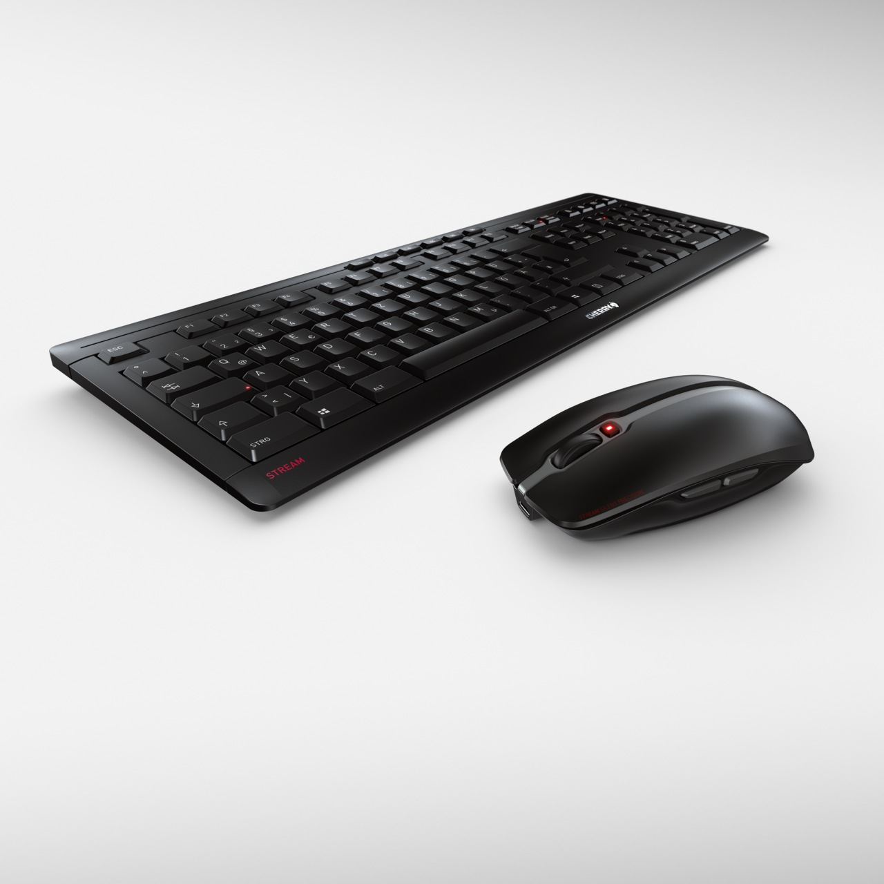 Cherry Tastatur- und Maus-Set »STREAM DESKTOP RECHARGE«, (Set)