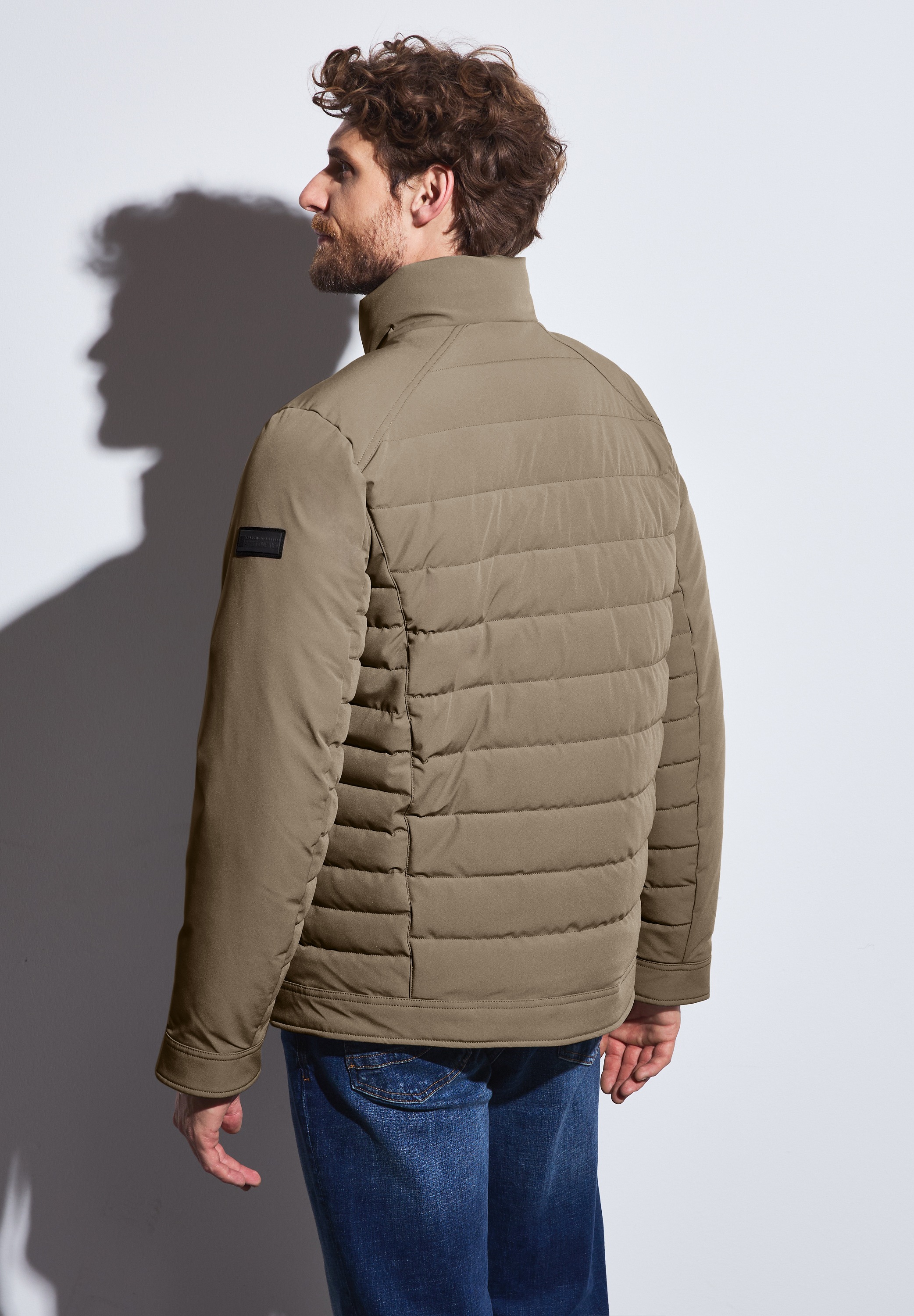 STREET ONE MEN Steppjacke, ohne Kapuze, im Biker Style günstig online kaufen