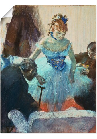 Artland Wandbild »Tänzerin in der Garderobe.«, Frau, (1 St.), als Leinwandbild,... kaufen