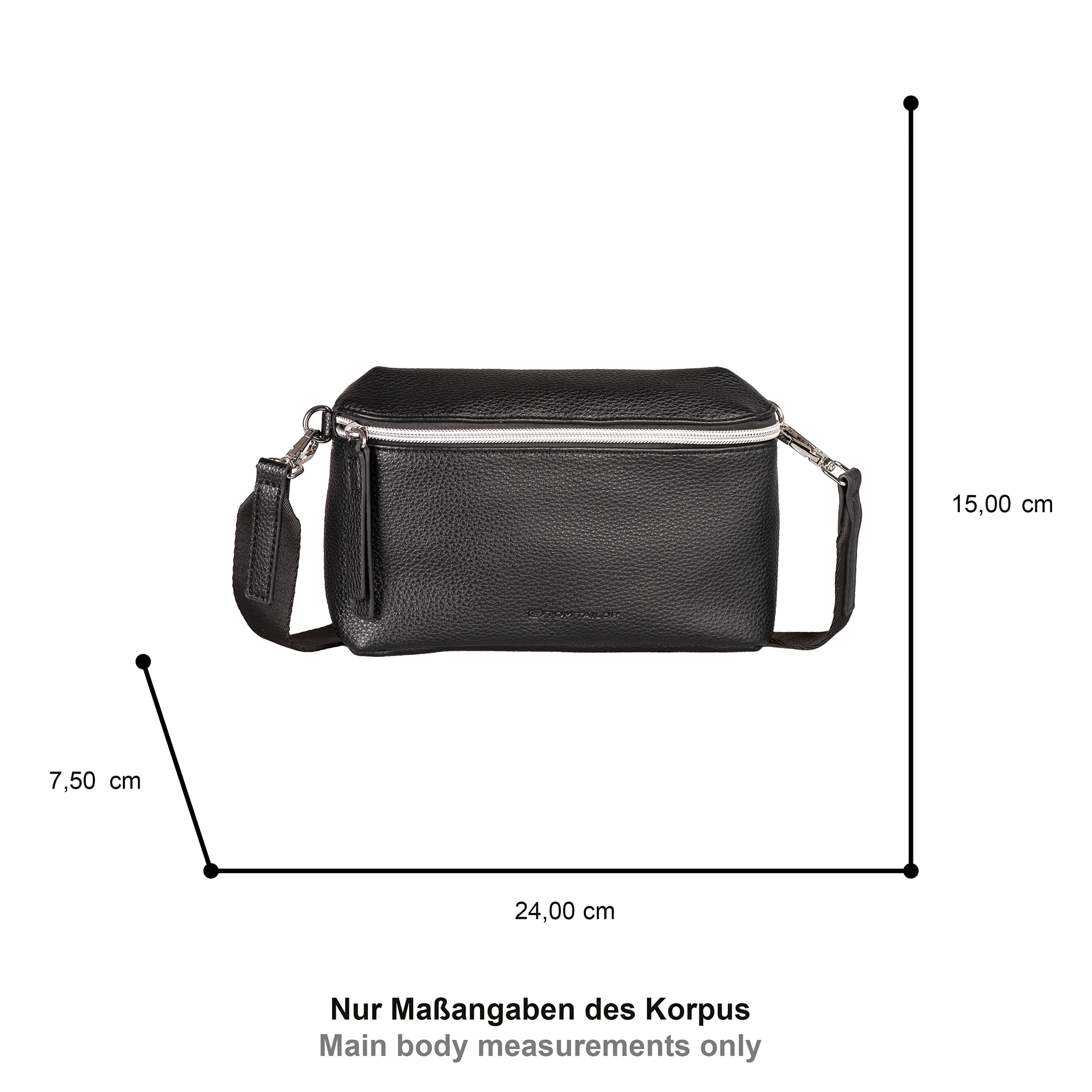 TOM TAILOR Bauchtasche »Orla«, aus weich genarbtem Kunstleder mit perfekt passendem Gurt