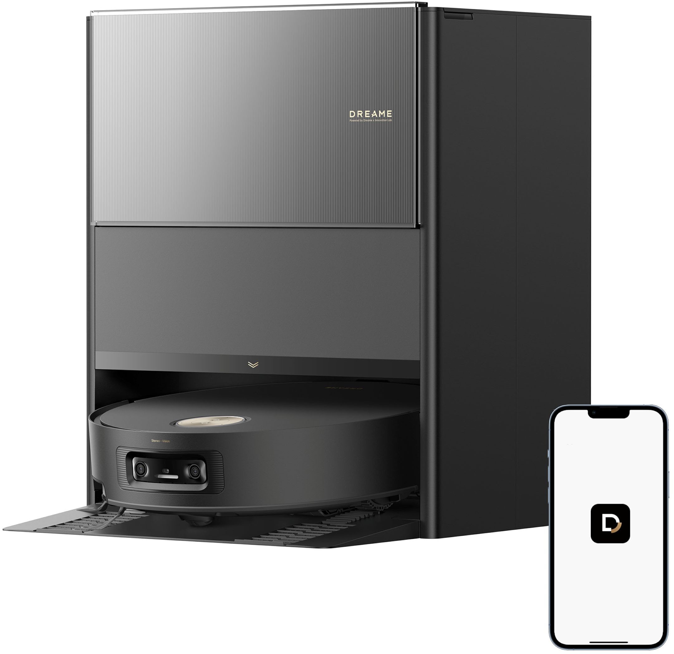 Dreame Saugroboter »mit Wischfunktion Aqua10 Ultra Roller Complete« Warmwasser-Wischsystem, Rollenmopp, überwindet Hindernisse, 30.000 Pa