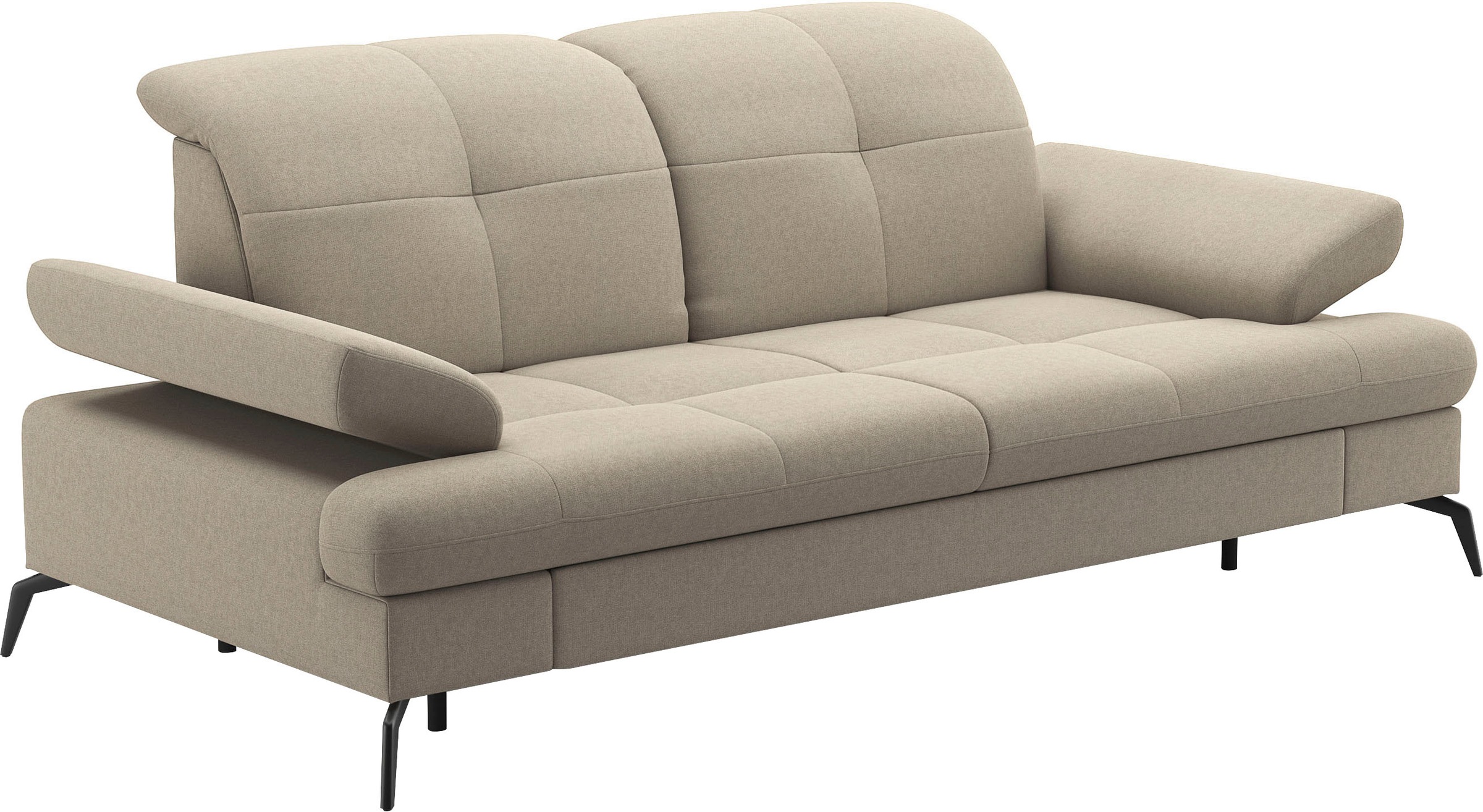 sit&more 3-Sitzer »Amica«, inkl Sitztiefenverstellung und Armteilverstellung