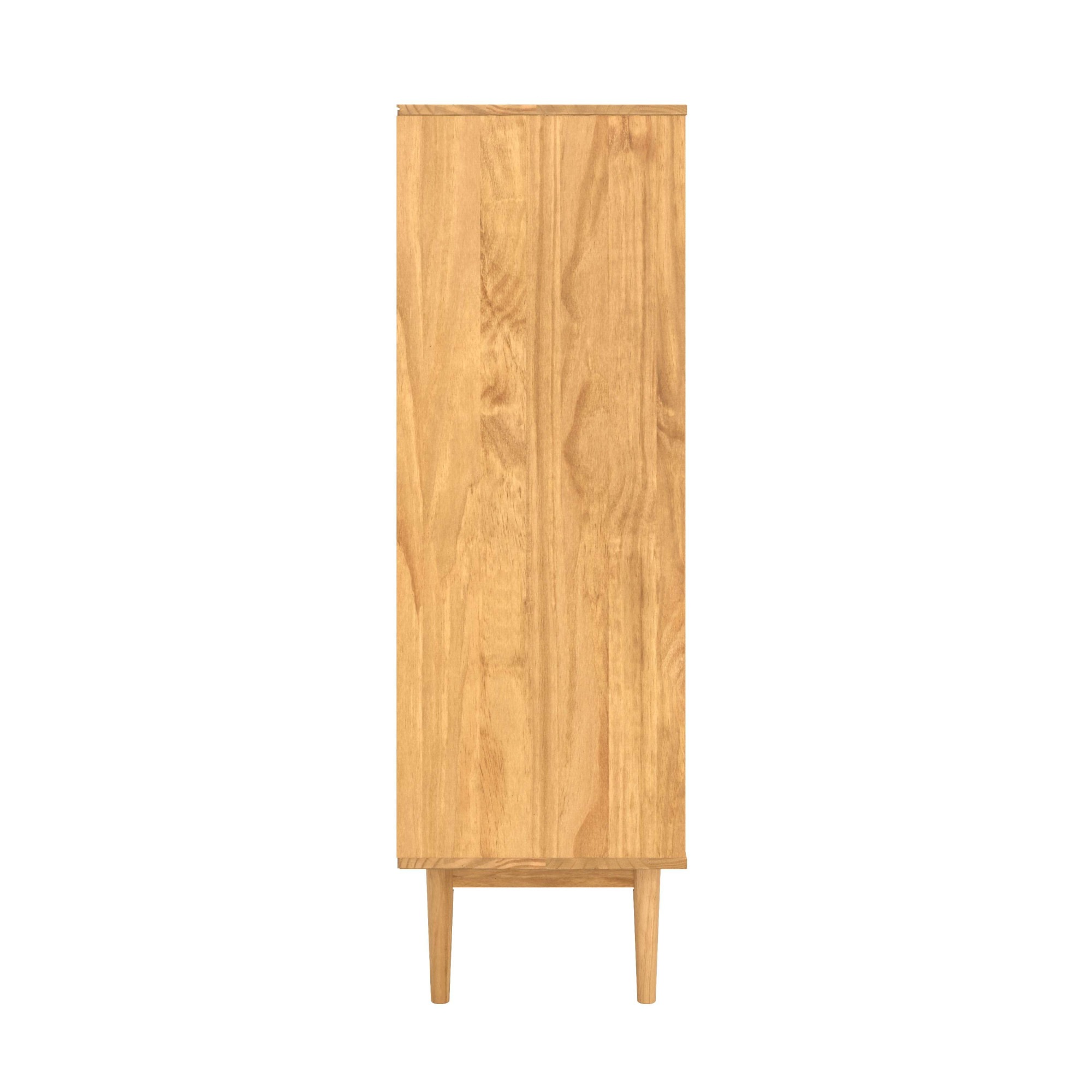 OTTO home Highboard »Vara, Kommode mit 2 Türen und 2 variabel einsetzbare Einlegeböden« aus massivem Kiefernholz, mit 2 Einlegeböden, Breite 90cm, Höhe 120cm