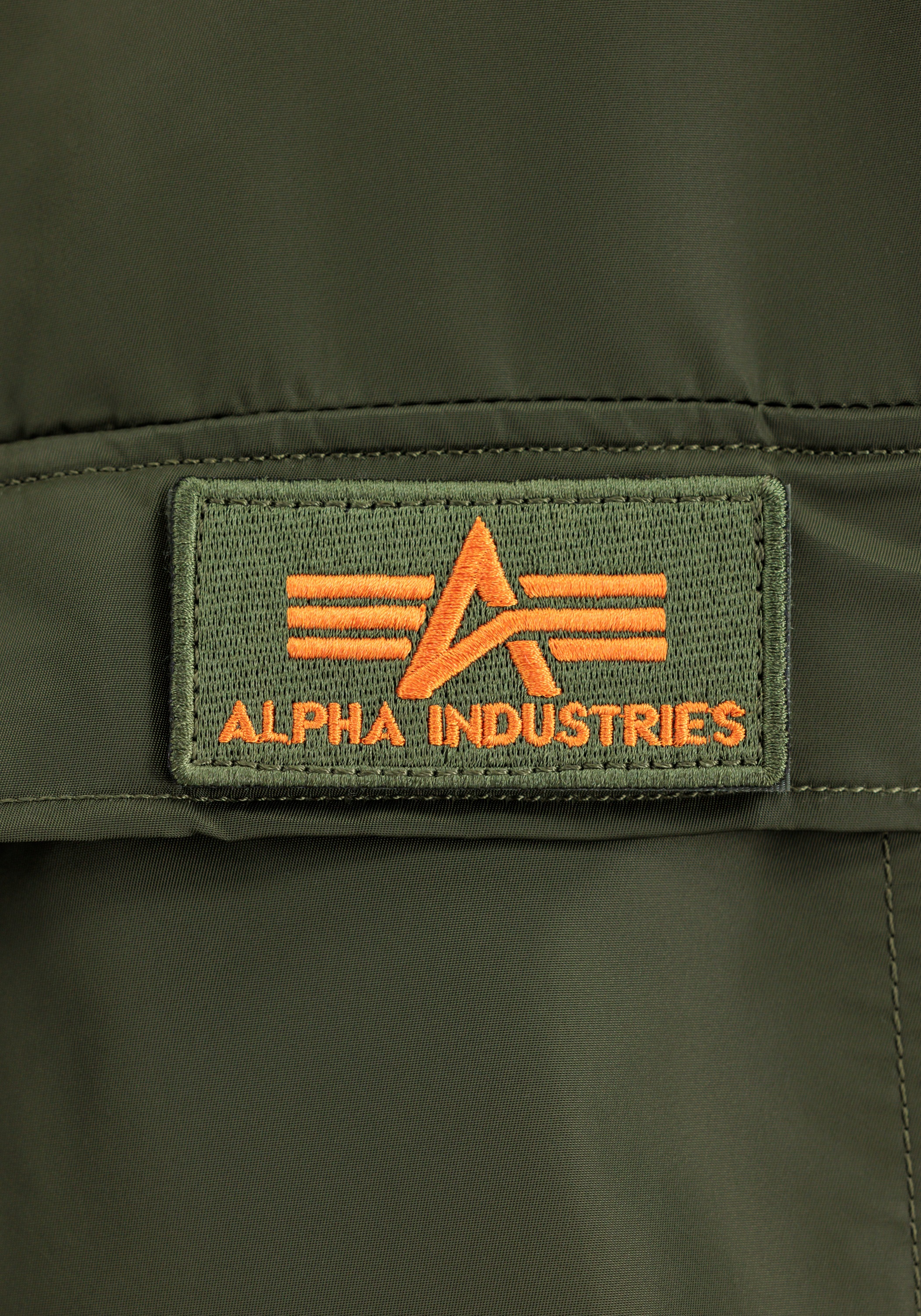 Alpha Industries HPO Anorak Jacke Dunkelgrün Größe S 3