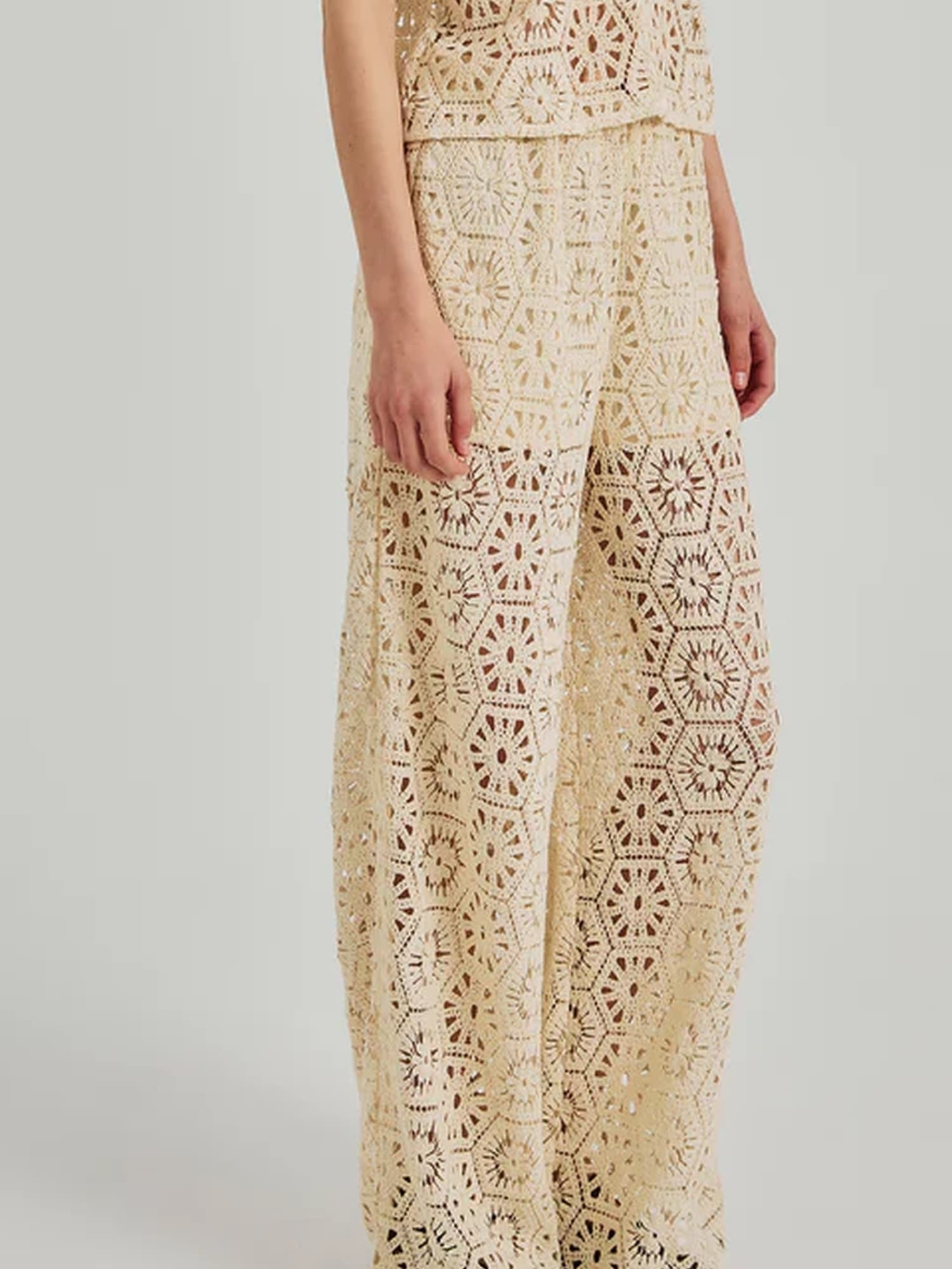 NORR Strickhose "NORR trousers Crochet" günstig online kaufen